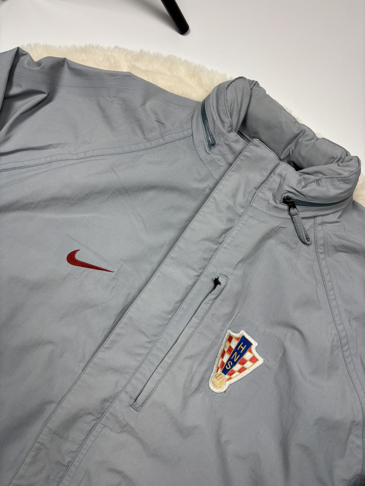 Nike 2004 Nike Croatia Soccer Jacket Hrvatska - Player Issued Size US XXL / EU 58 / 5 - 4 Thumbnail