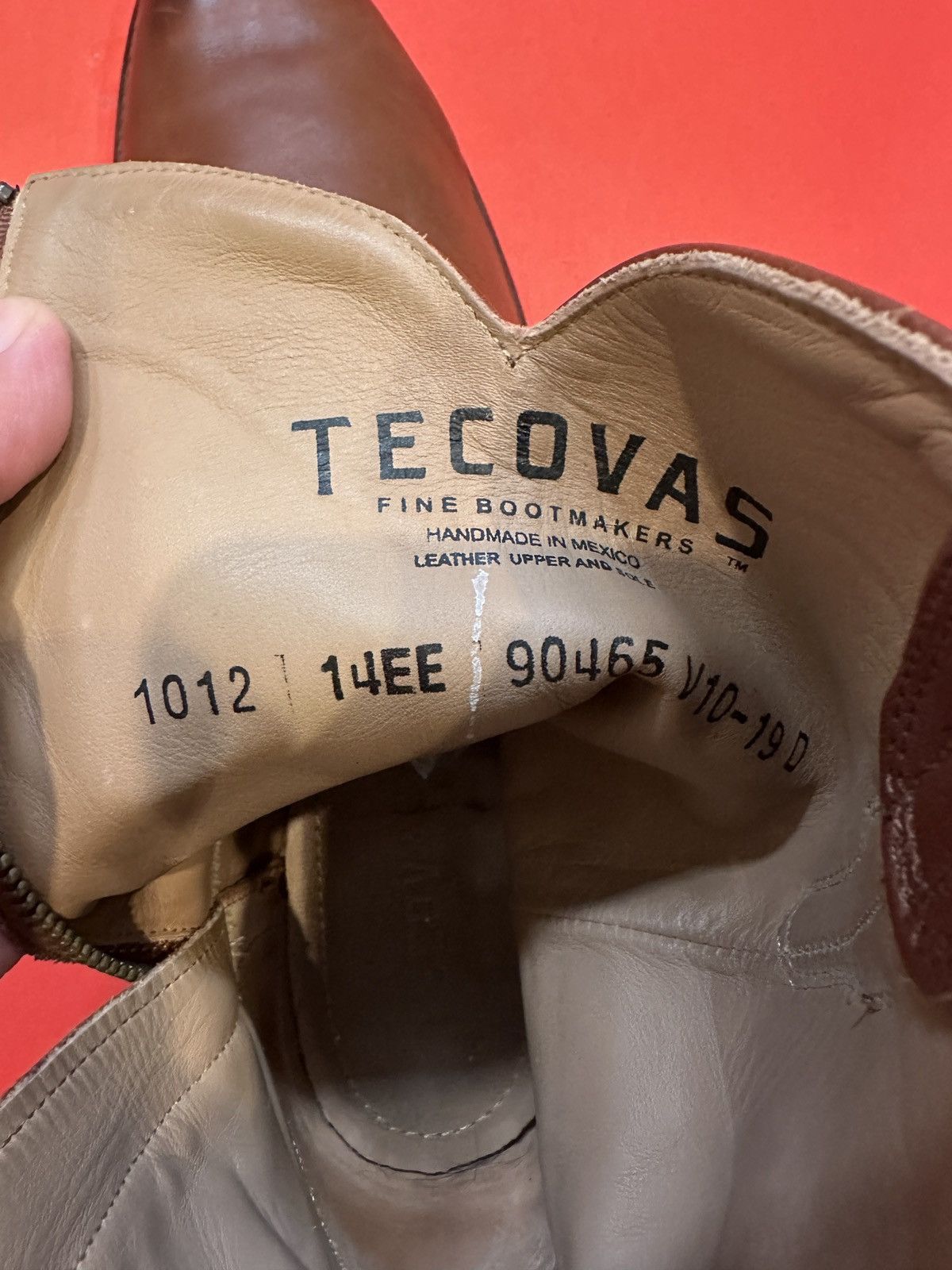 Tecovas Tecovas “The Dean” Side Zip Cowboy Boots 1012 Men’s 14 EE Size US 14 / EU 47 - 8 Thumbnail