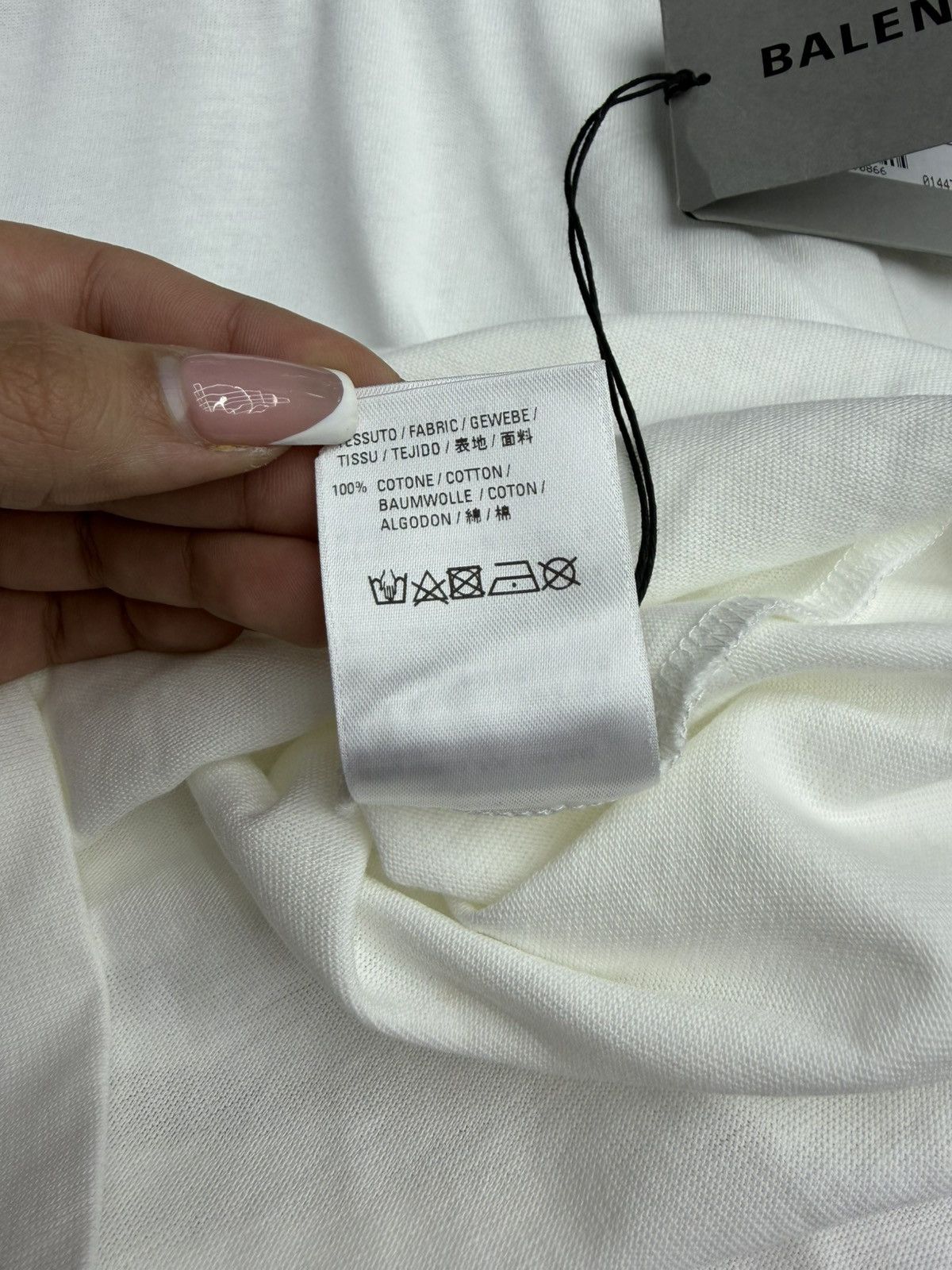 Balenciaga Balenciaga White Mastercard Tee Size S / US 4 / IT 40 - 10 Thumbnail