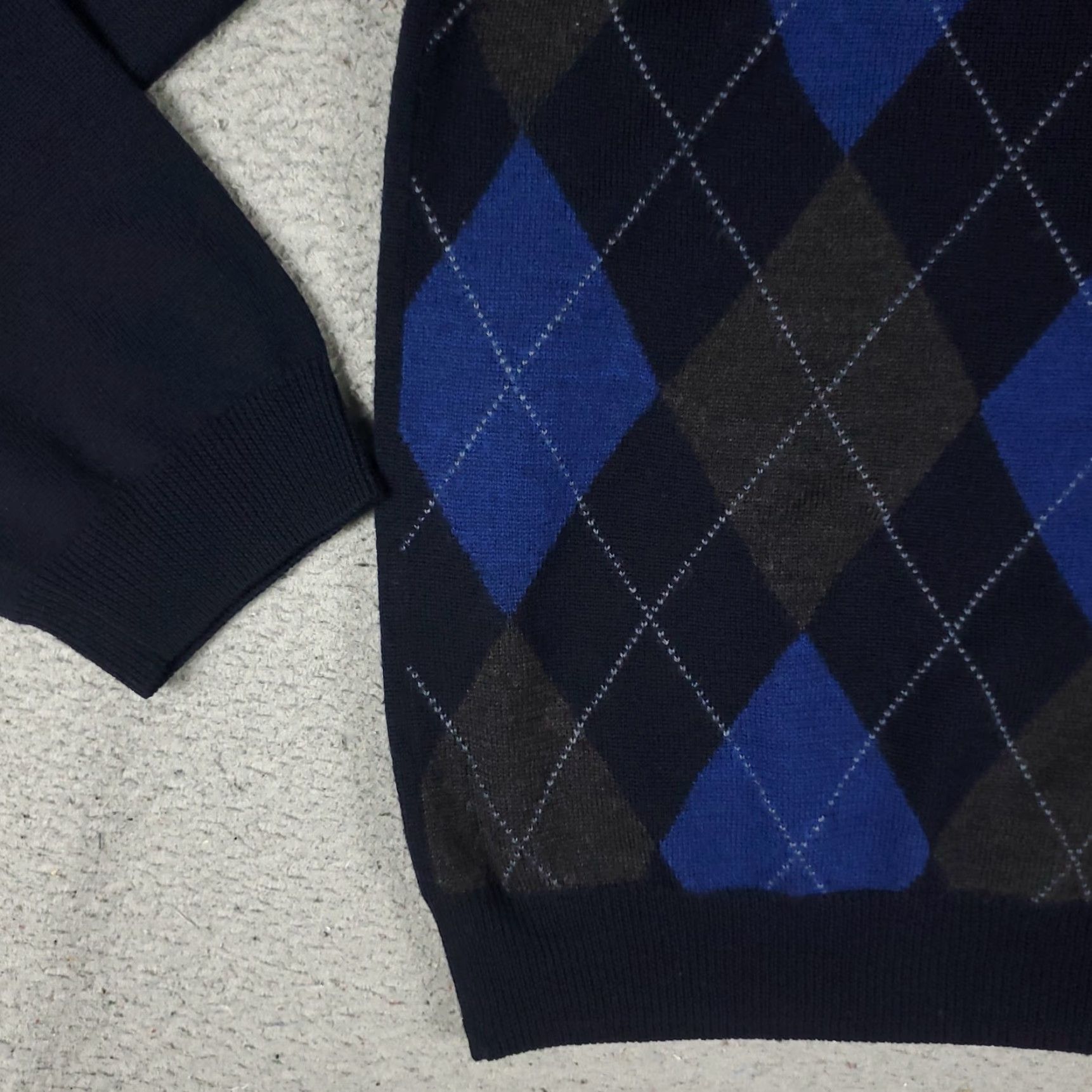 Brooks Brothers VINTAGE Brooks Brothers Sweater Pullover Men's XL Navy Blue Wool Knitted Classic 90s Size US XL / EU 56 / 4 - 3 Thumbnail
