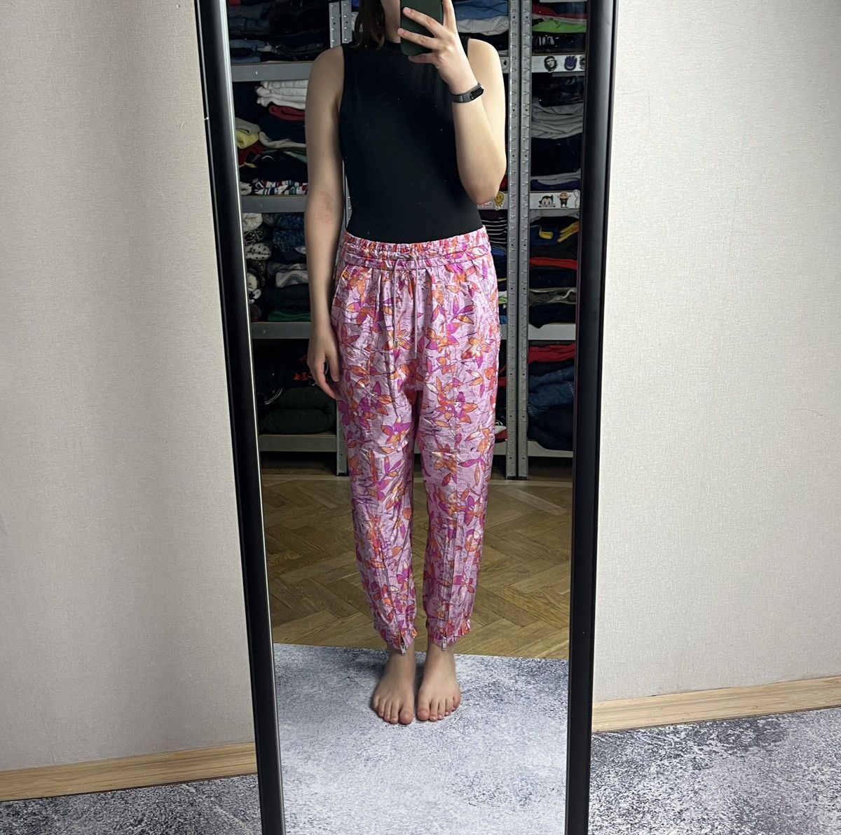 Isabel Marant Isabel Marant Lahore Floral Silk-Blend Pants Women’s Size 36 Size 26" / US 2 / IT 38 - 2 Thumbnail