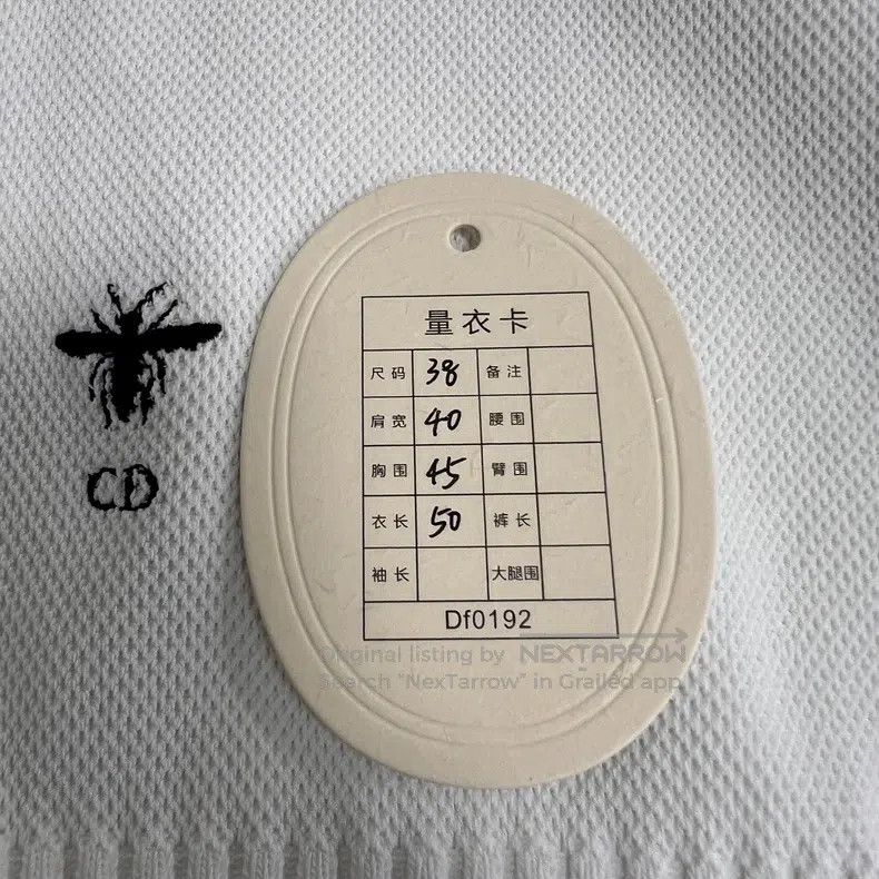 Dior Dior White navy collar logo embroidered knitted long-sleev Size XS / US 0-2 / IT 36-38 - 5 Thumbnail