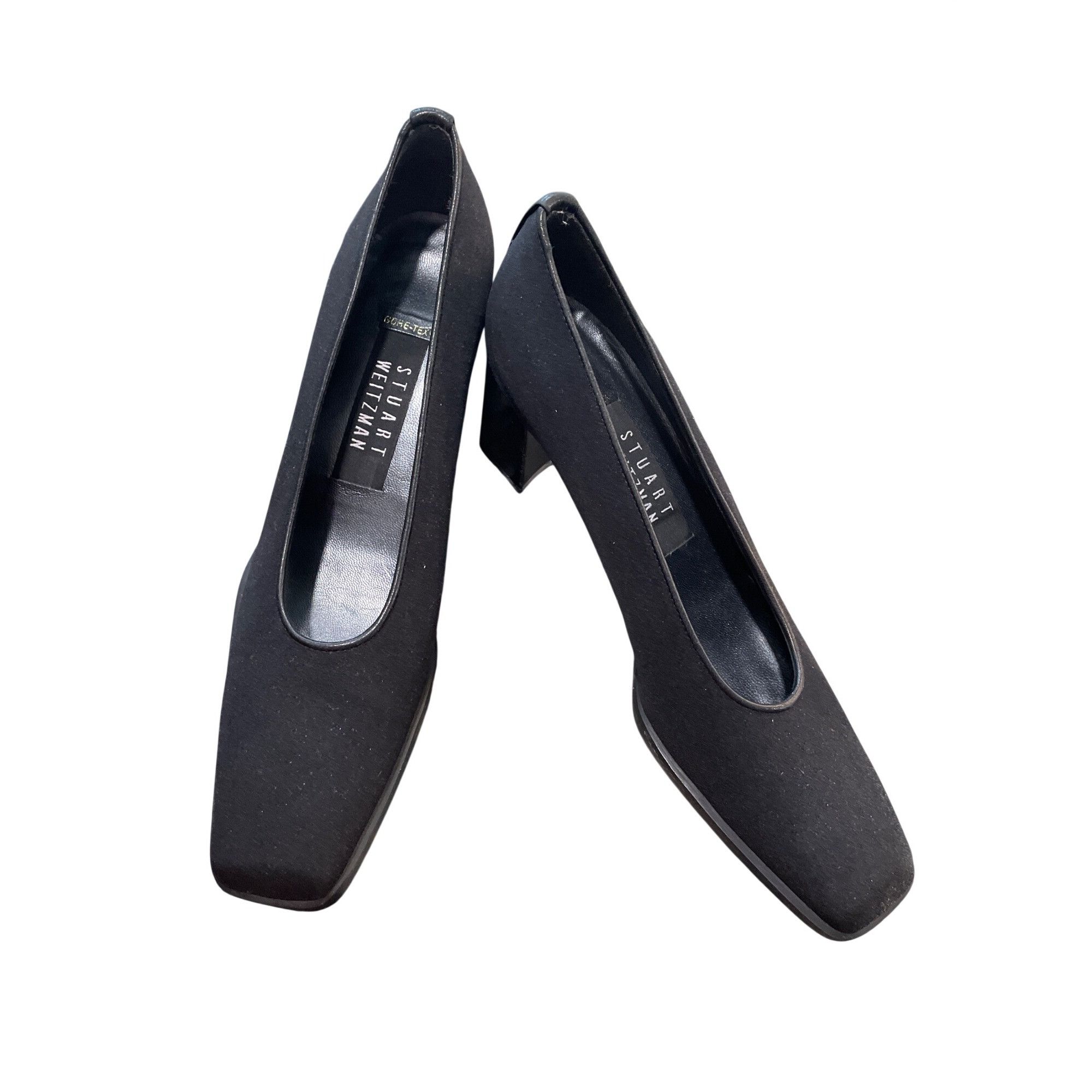 Stuart Weitzman Stuart Weitzman Gore-Tex wms black suede 2.5" block slip on Size US 6.5 / IT 36.5 - 14 Thumbnail