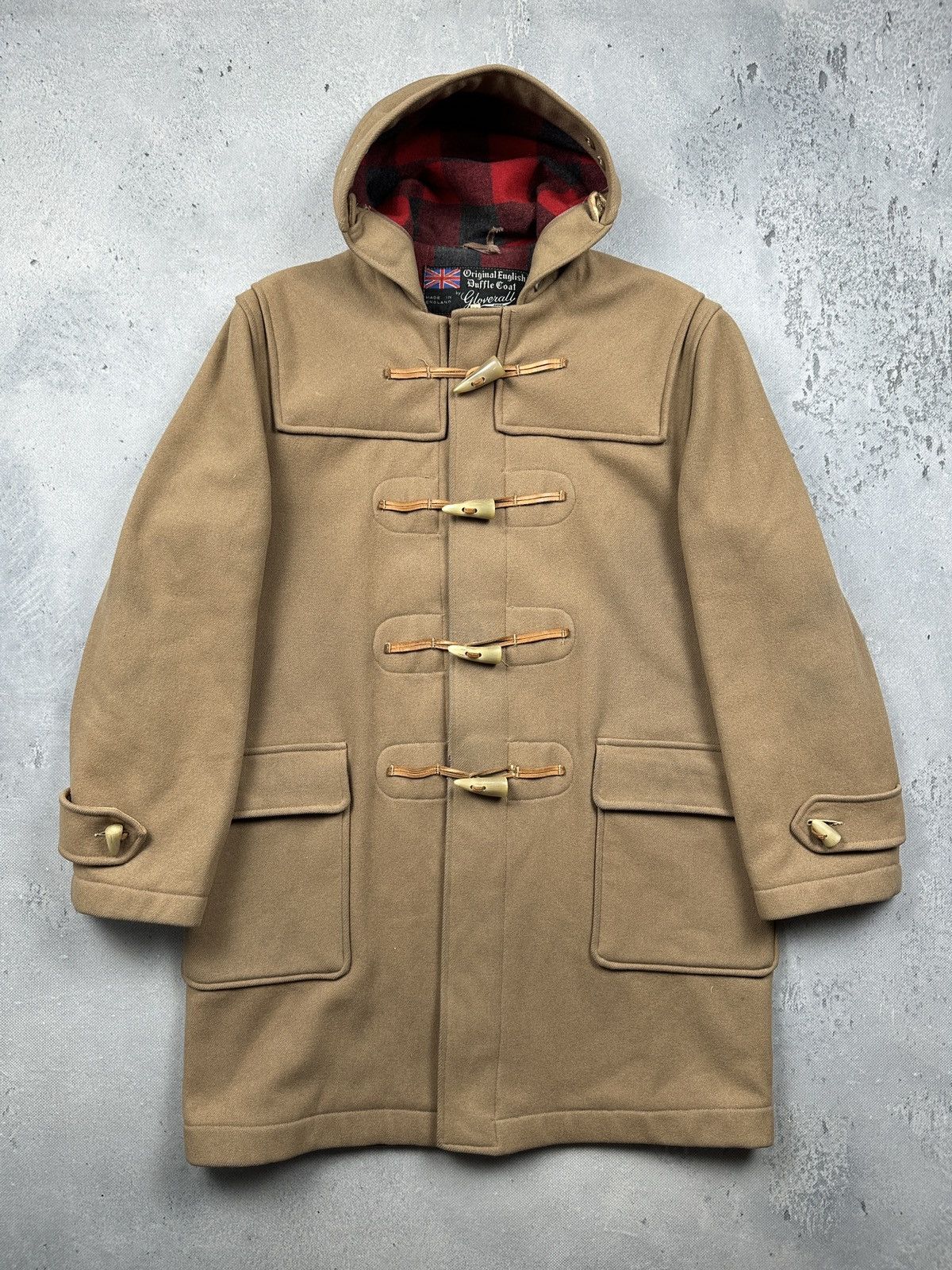 Gloverall Vintage Gloverall Original English Duffle Coat Camel Wool Size US M / EU 48-50 / 2 - 1 Thumbnail