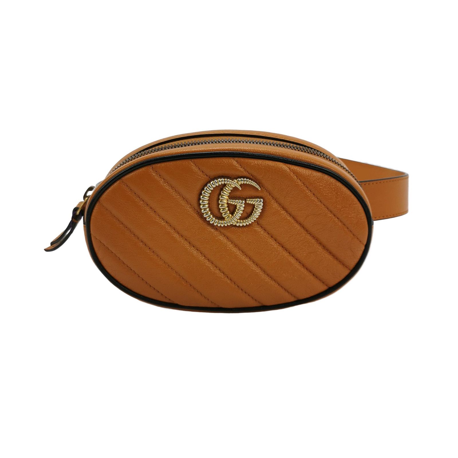 Gucci Gucci GG Marmont Leather Belt Bag Size ONE SIZE Size ONE SIZE - 1 Thumbnail