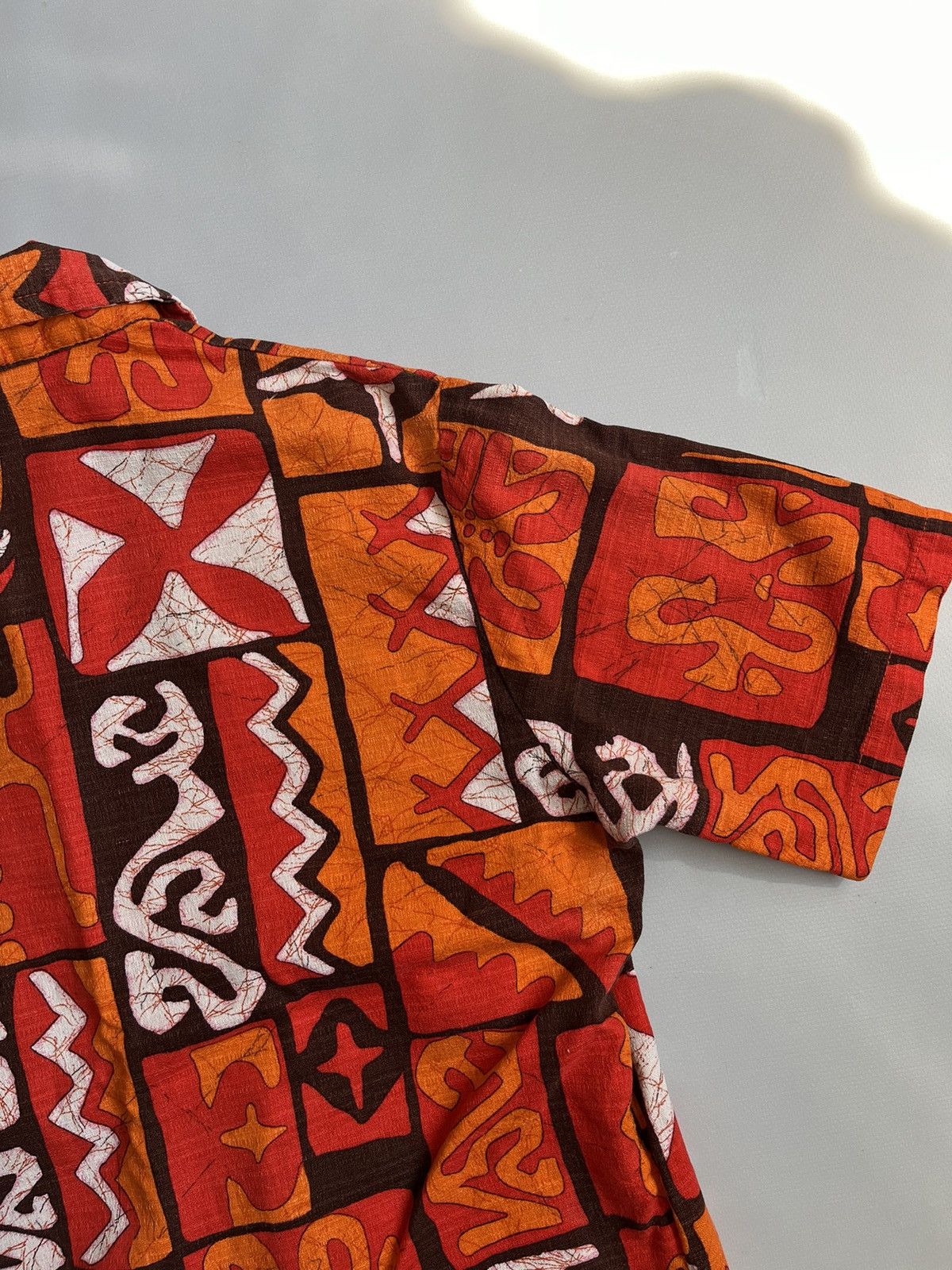 Sears Vintage 60s Sears Kings Road Orange Hawaiian Button Up Shirt Size US M / EU 48-50 / 2 - 18 Thumbnail