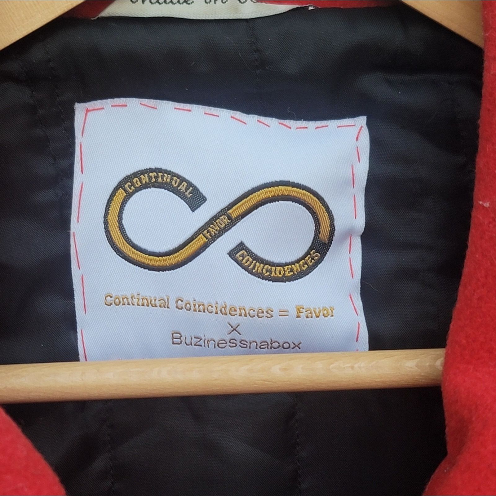 Designer Continual Coincidences Upcycled Vtg Wool Blend Bomber Jacket Size US XXL / EU 58 / 5 - 8 Thumbnail