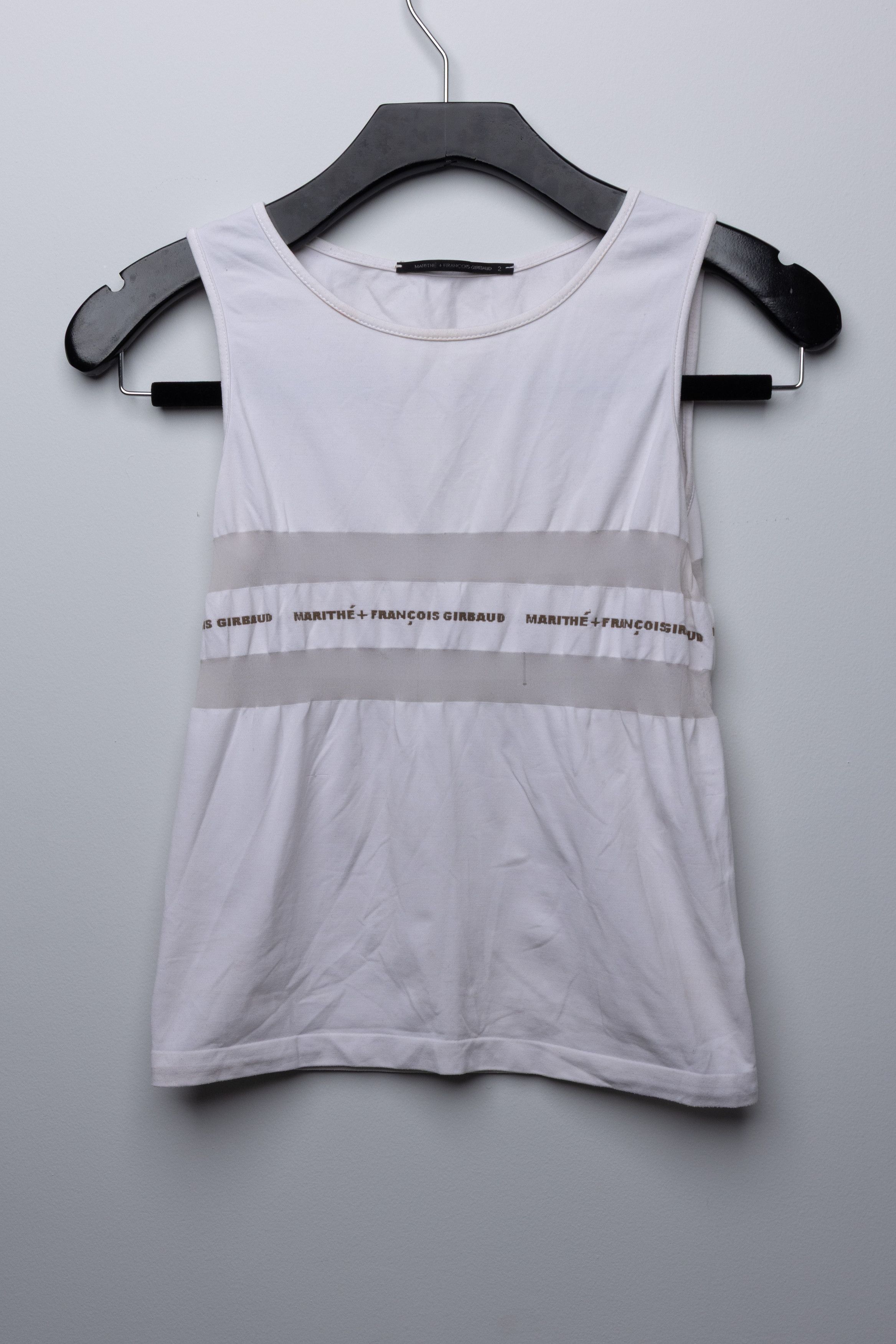 Marithe + Francois Girbaud Marithé + François Girbaud White Tank Size US M / EU 48-50 / 2 - 1 Thumbnail