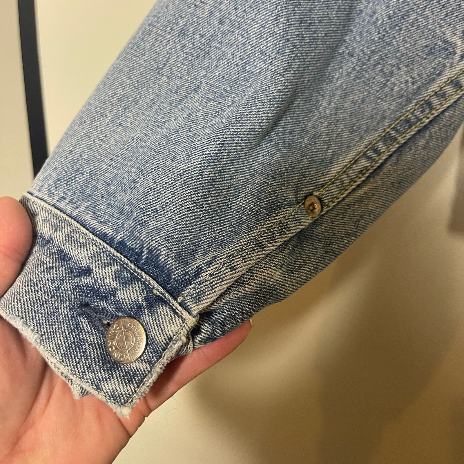 Other New Oblada Japanese Denim Jacket in Vintage Blue Unisex Sz M Size US M / EU 48-50 / 2 - 7 Thumbnail