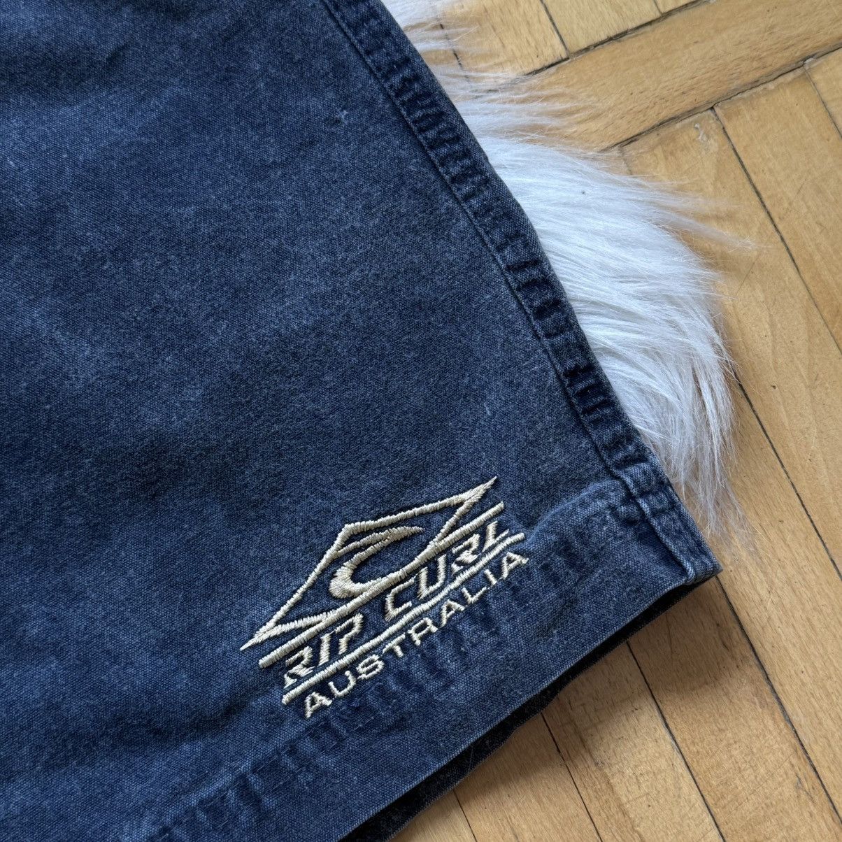 Rip Curl 📌Vintage Rip Curl Y2k Baggy Shorts Usa 90s Size US 31 - 8 Thumbnail