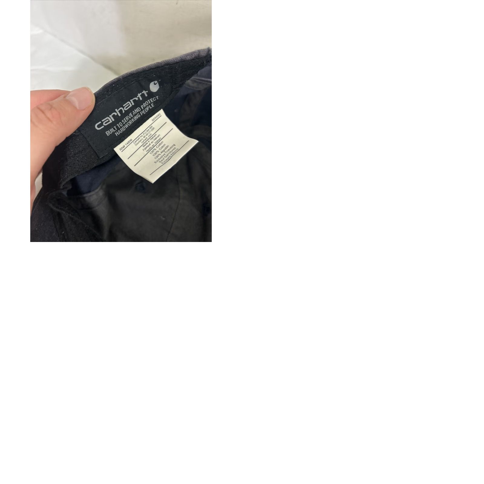Carhartt VINTAGE Carhartt Blue Hat Cap Baseball Adjustable Cotton Canvas Strap Patch Logo Ballcap Men Size ONE SIZE - 10 Thumbnail