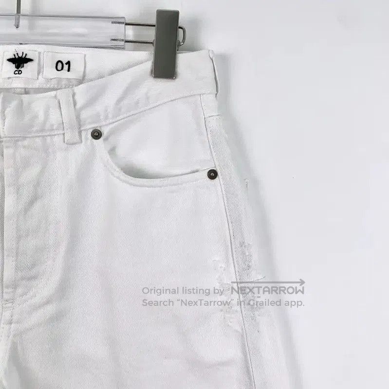 Dior Dior White Cotton Women's Jeans . Size 26" / US 2 / IT 38 - 3 Thumbnail