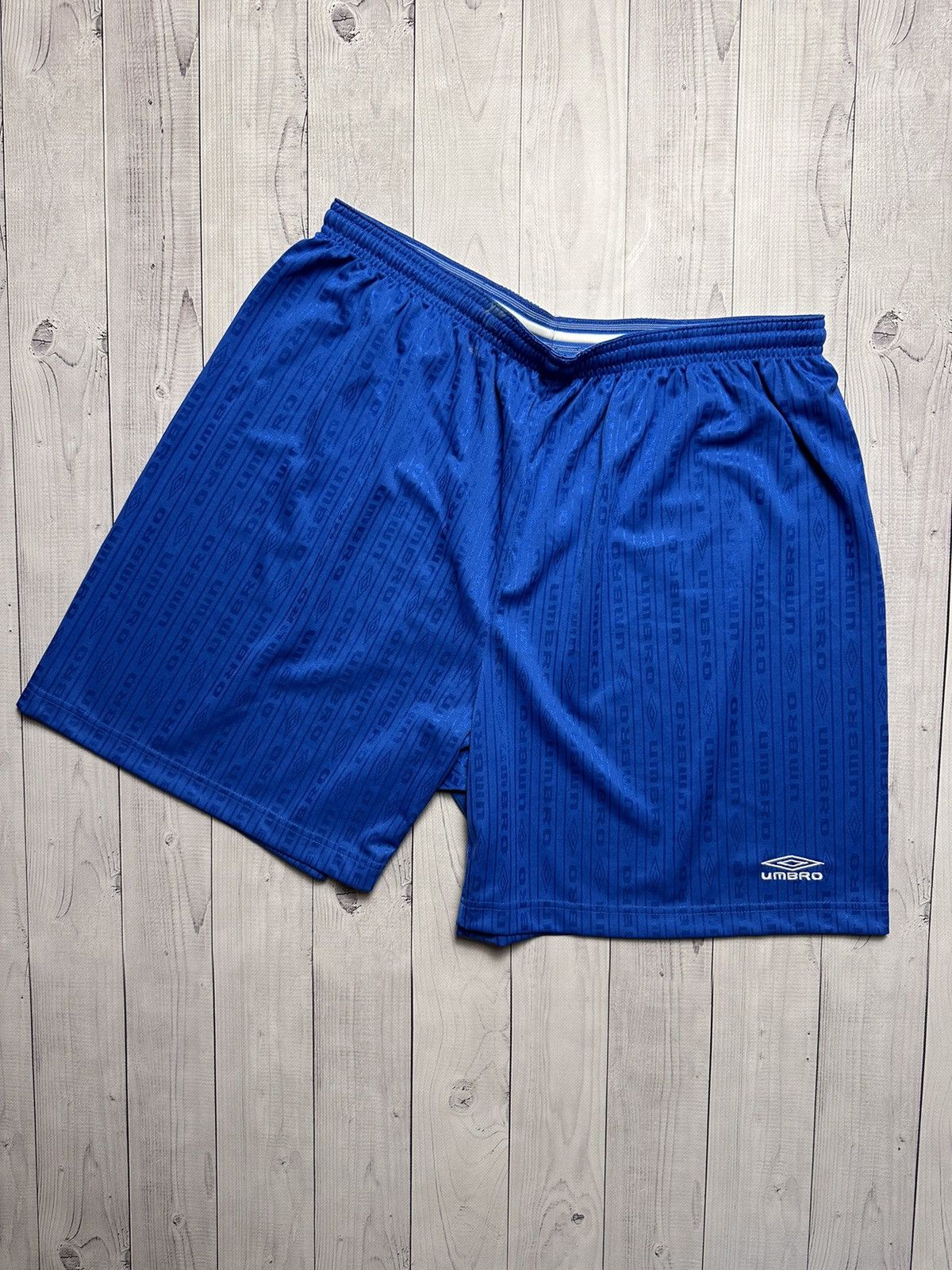 Umbro × Vintage Vintage Umbro monogram shorts blue size XXL/XXXL Size US 40 / EU 56 - 1 Thumbnail