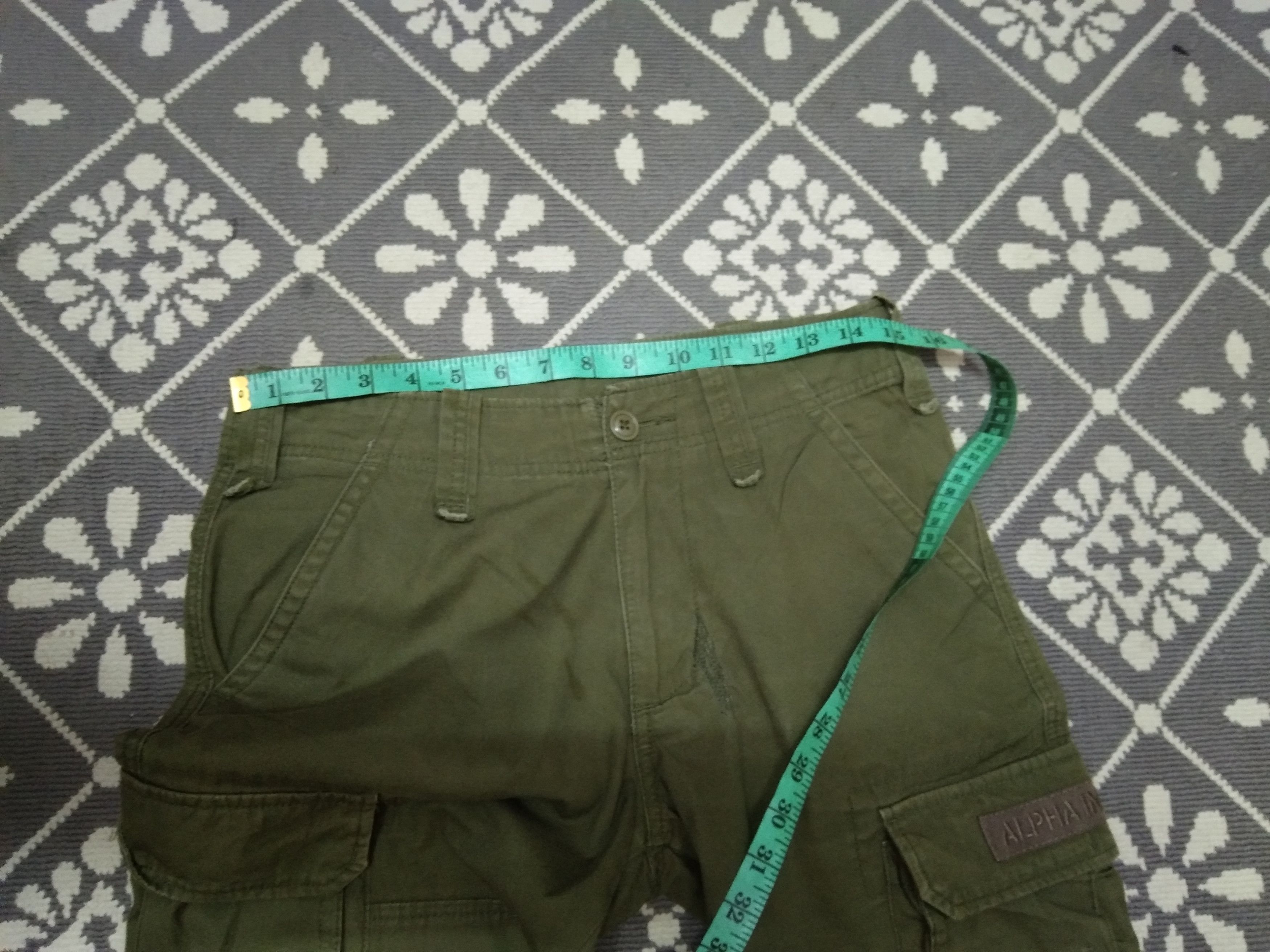 Alpha Industries VINTAGE ALPHA INDUSTRIES 8 POCKETS CARGO PANT. Size US 30 / EU 46 - 16 Thumbnail