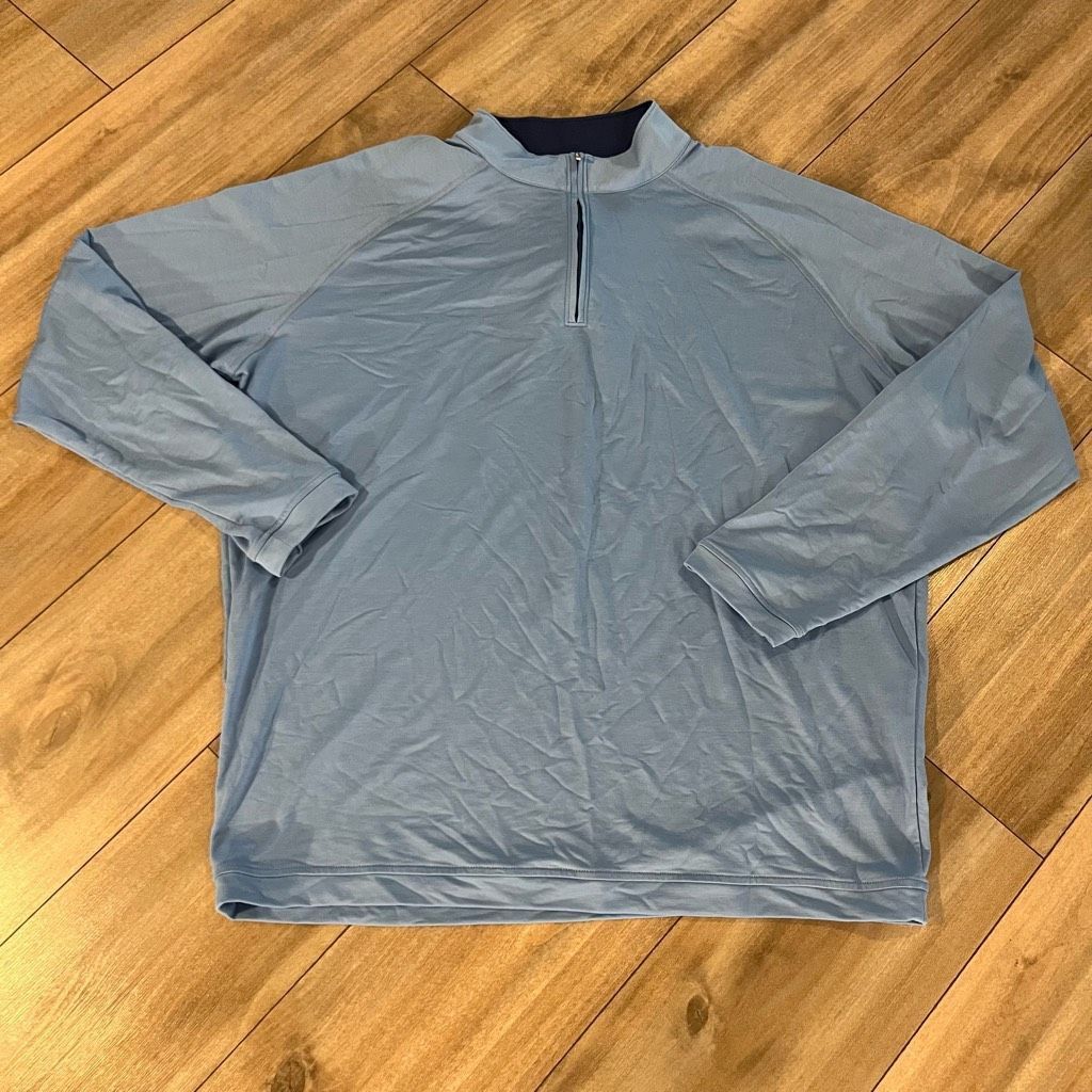 Peter Millar Peter Millar Blue Athletic Quarterzip Pullover Men XXL Size US XXL / EU 58 / 5 - 1 Thumbnail