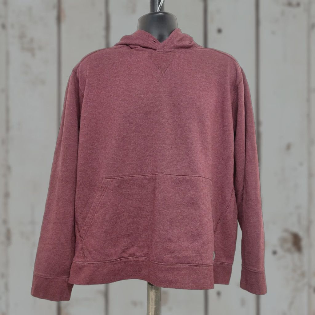 Eddie Bauer Eddie Bauer Hoodie Mens XL Burgundy Sweatshirt Pullover Long Sleeve Knit Pocket Logo Read.. Size US XL / EU 56 / 4 - 1 Thumbnail