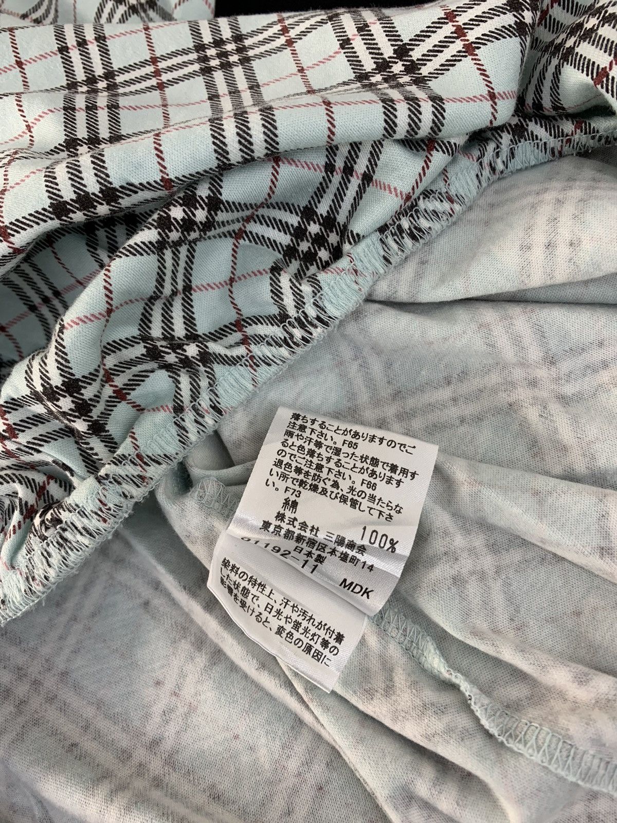 Burberry Burberry London Blue Label Nova Check Monogram Longsleeve Te Size S / US 4 / IT 40 - 7 Thumbnail