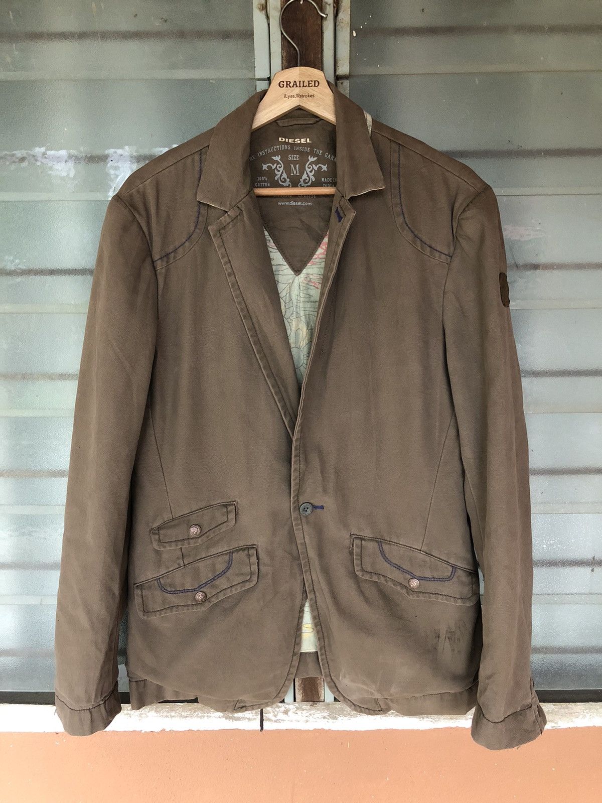 Diesel Vintage Diesel Grande Tendre Jacket Size US M / EU 48-50 / 2 - 1 Thumbnail