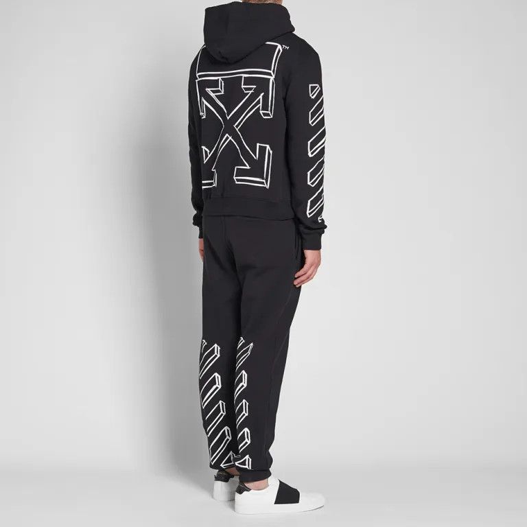 Off-White Black 3D Marker Arrows Hoodie Size US XS / EU 42 / 0 - 2 Thumbnail