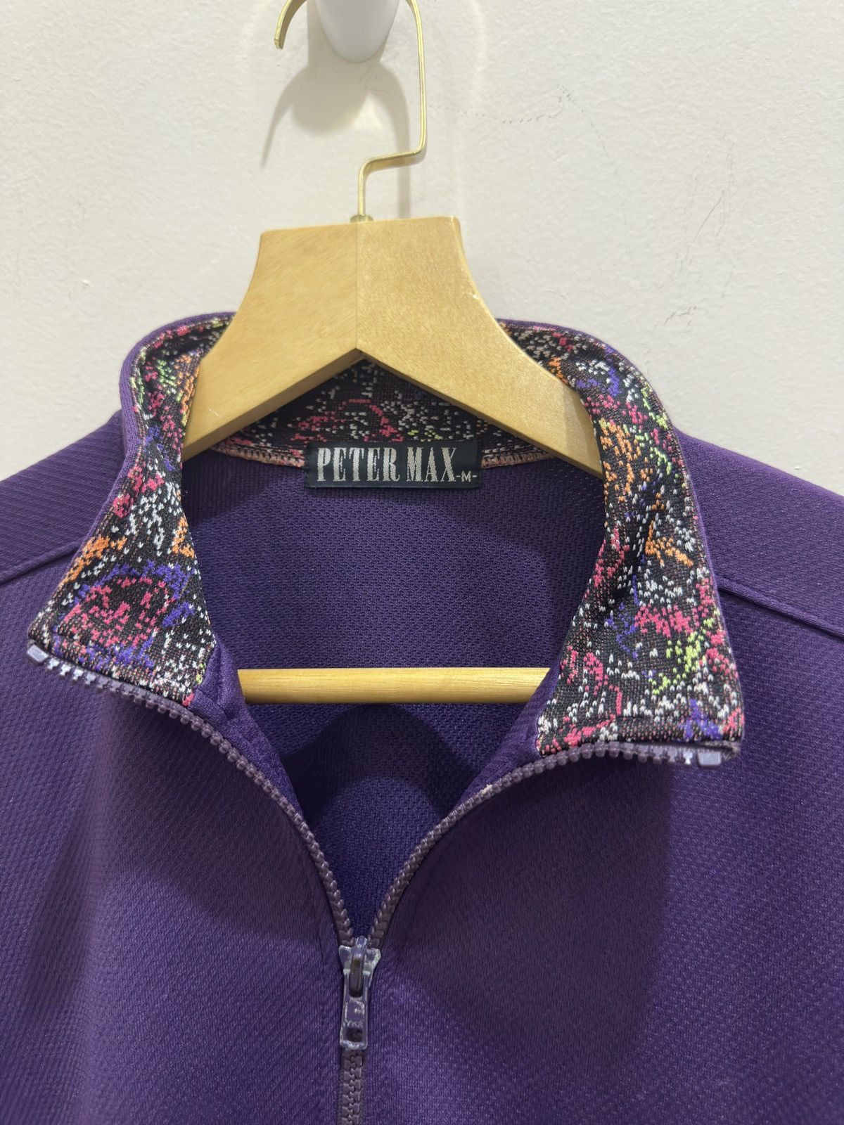 Other Vintage PETER MAX Pop Art Psychedelic Track Jacket Boxy Fit Size US M / EU 48-50 / 2 - 2 Thumbnail