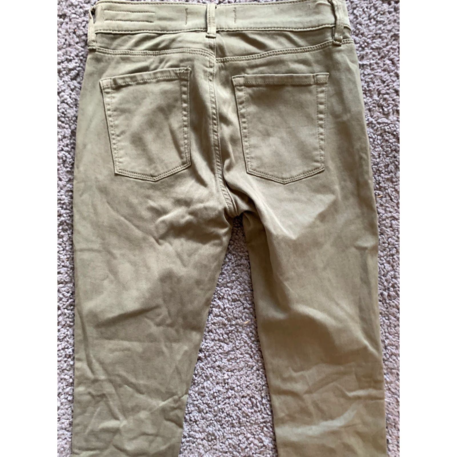 Pacsun VINTAGE PacSun Super High Rise Jegging Jeans Womens Size 23 Green Olive Design Logo 90s Womens Jeans Size 40" / US 18 - 5 Thumbnail