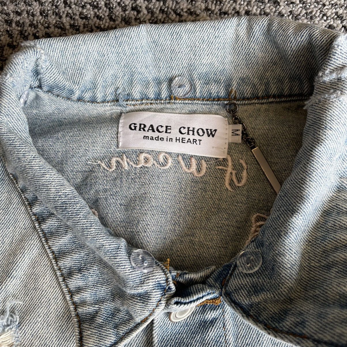 Japanese Brand Vintage Japanese Bondage Style Distressed Denim Jacket Size US M / EU 48-50 / 2 - 6 Thumbnail