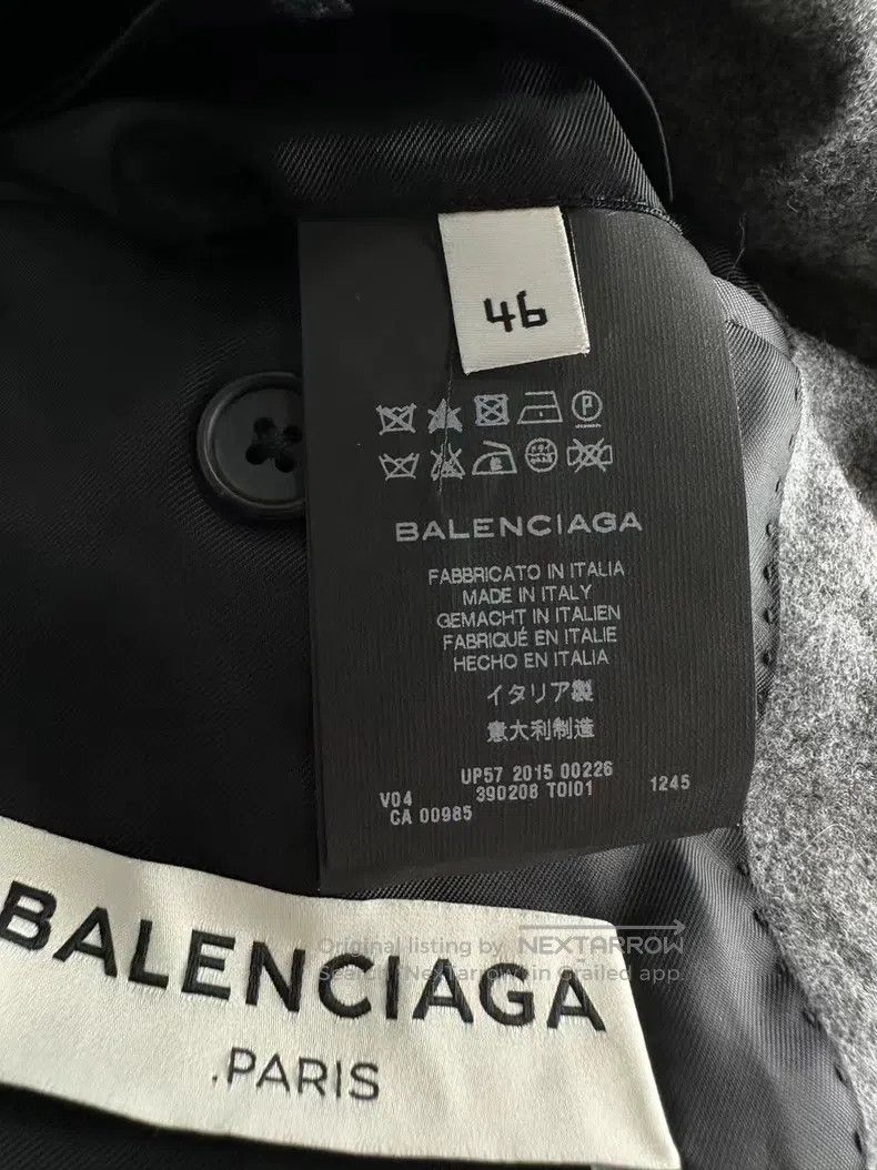 Balenciaga Balenciaga Belted Wool Blazer Jacket Size US S / EU 44-46 / 1 - 6 Thumbnail