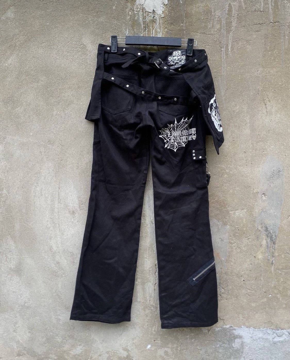 Japanese Brand Rare Sex Pot Revenge Punk Multiple Zipper Bondage Size US 30 / EU 46 - 2 Thumbnail