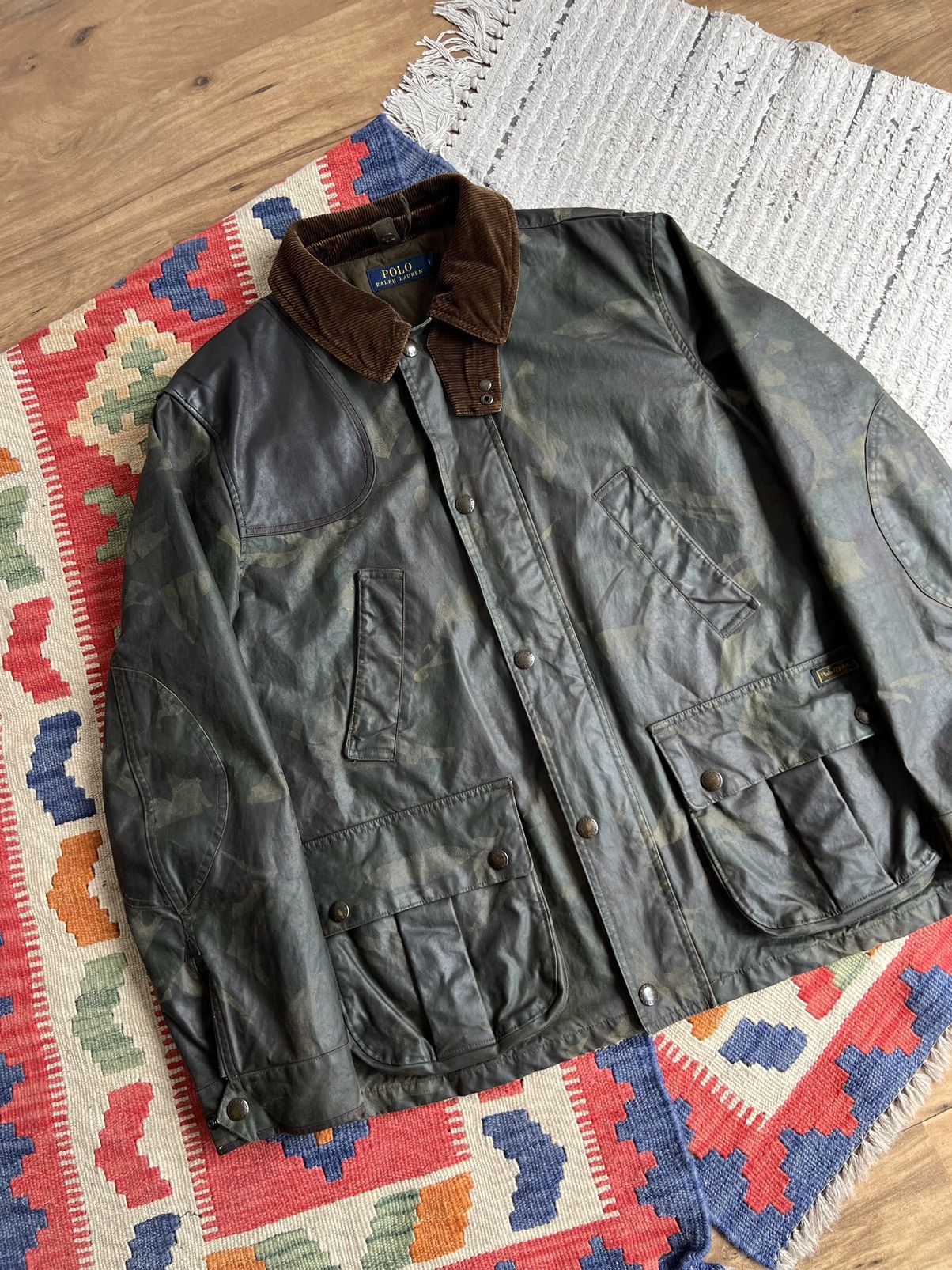 Polo Ralph Lauren Polo by Ralph Lauren DPM Camo Waxed Hunting Coat Size US L / EU 52-54 / 3 - 6 Thumbnail