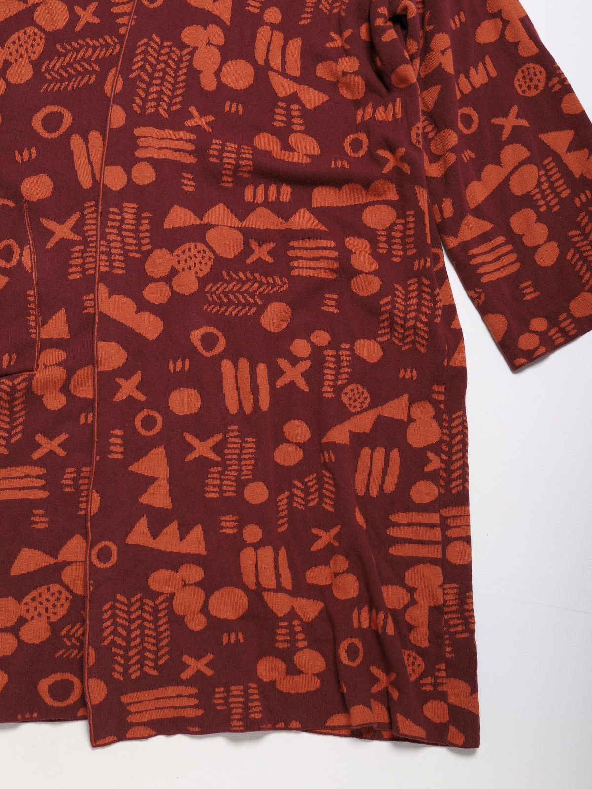 Gudrun Sjoden Gudrun Sjoden Cotton Long Cardigan Dress Coat Printed Flower Size XL / US 12-14 / IT 48-50 - 6 Thumbnail
