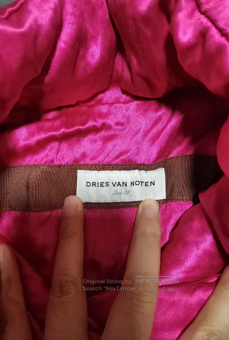 Dries Van Noten Dries Van Noten Rose Pink Silk Down Jacket Size S / US 4 / IT 40 - 5 Thumbnail