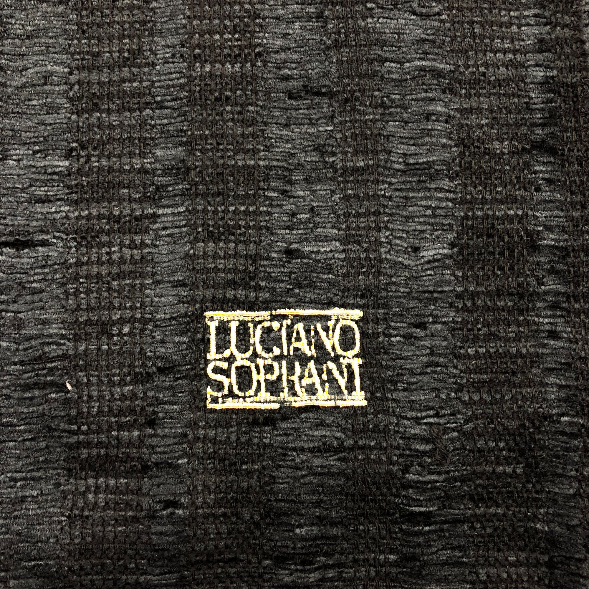 Japanese Brand Vintage Luciano Soprani Scarf Muffler Wool Fringe Scarves Size ONE SIZE - 4 Thumbnail