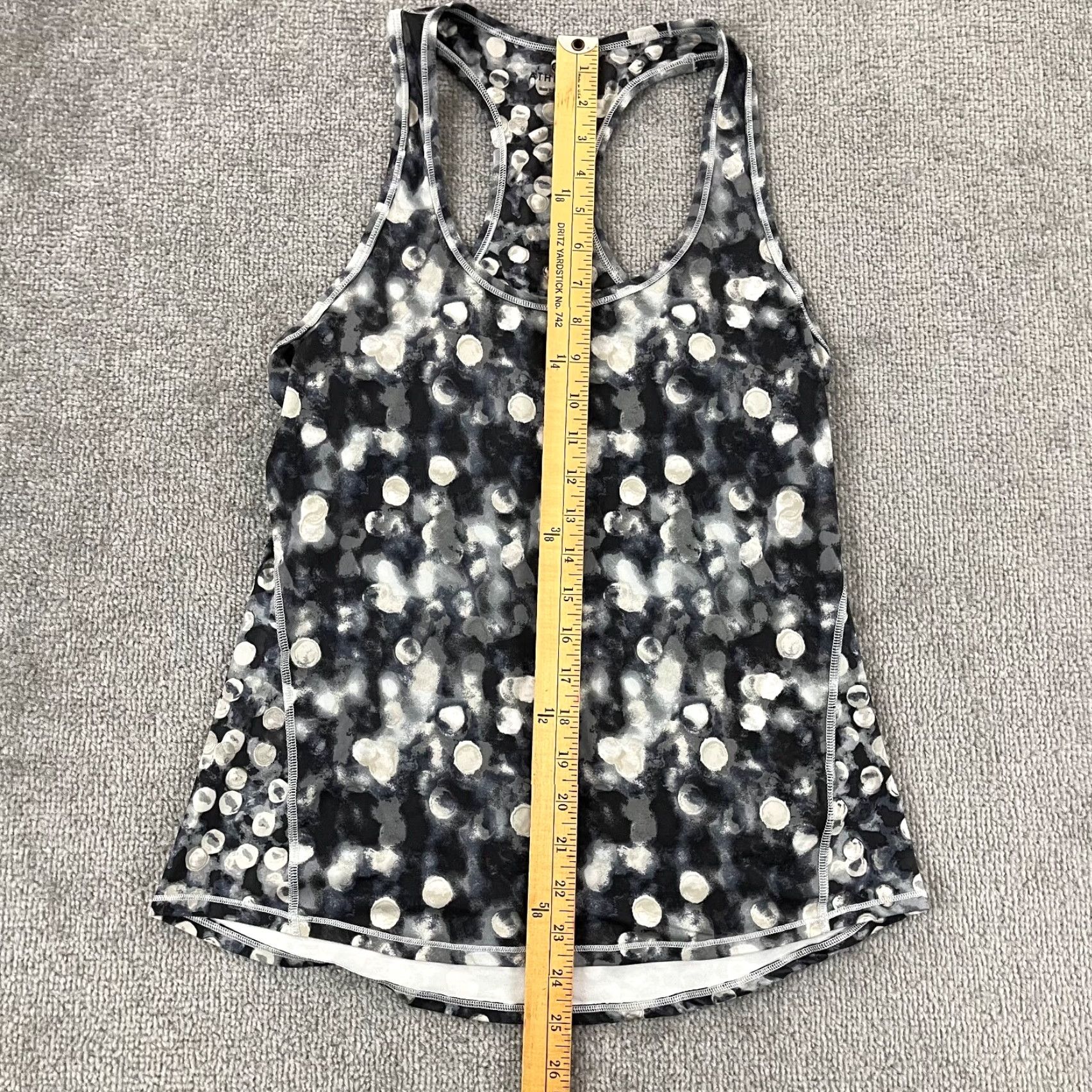 Athleta Athleta Shirt Womens Small Black Bubble Tank Top Racerback Sleeveless Running Size S / US 4 / IT 40 - 5 Thumbnail