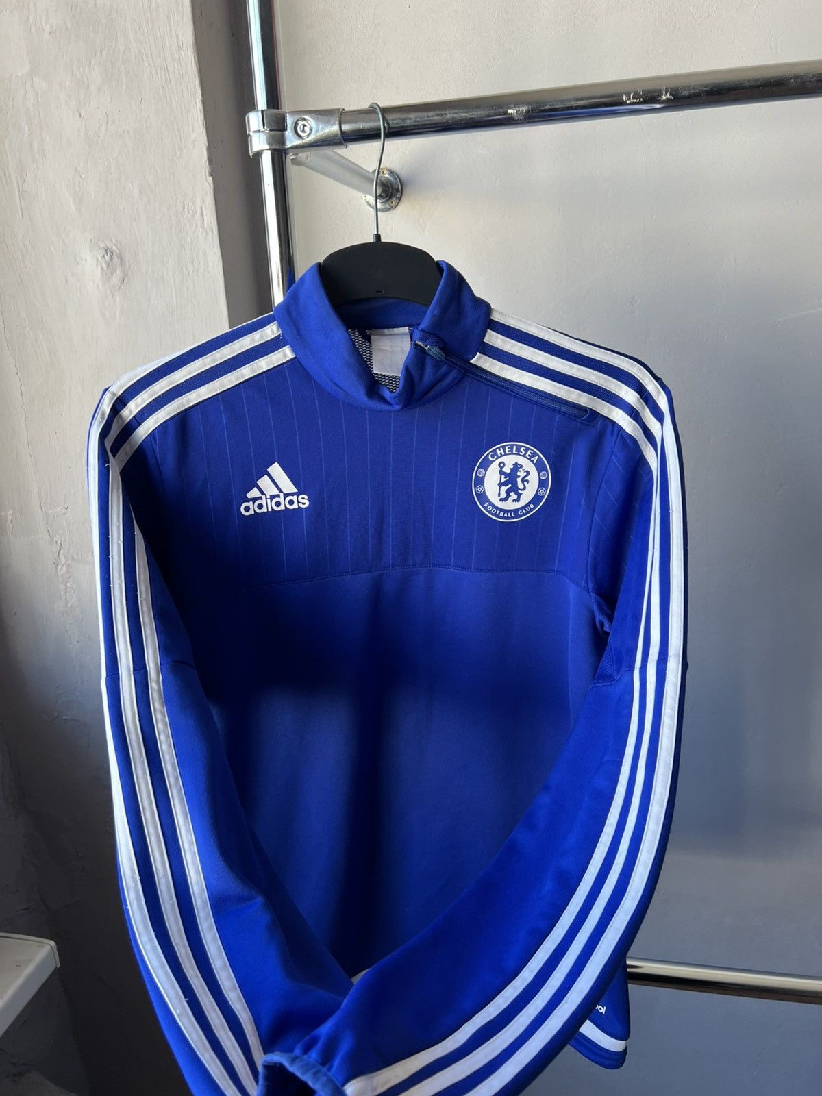 Adidas 2015 CHELSEA FC TRAINING ADIDAS SOCCER FOOTBALL LONG SLEEVE Size US S / EU 44-46 / 1 - 12 Thumbnail