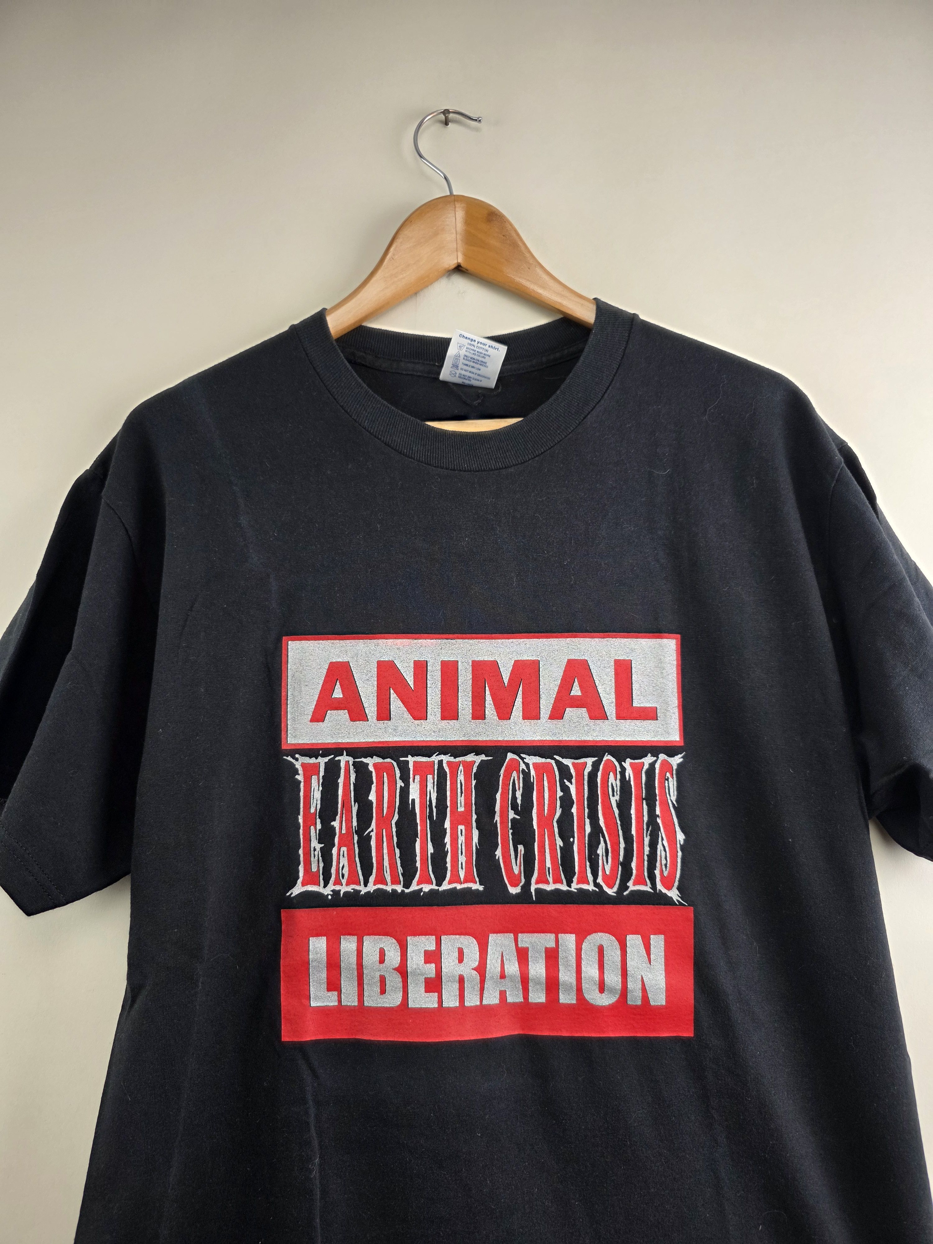 Band Tees × Vintage 90s Earth Crisis Animal Liberation Hardcore punk L Size US L / EU 52-54 / 3 - 2 Thumbnail