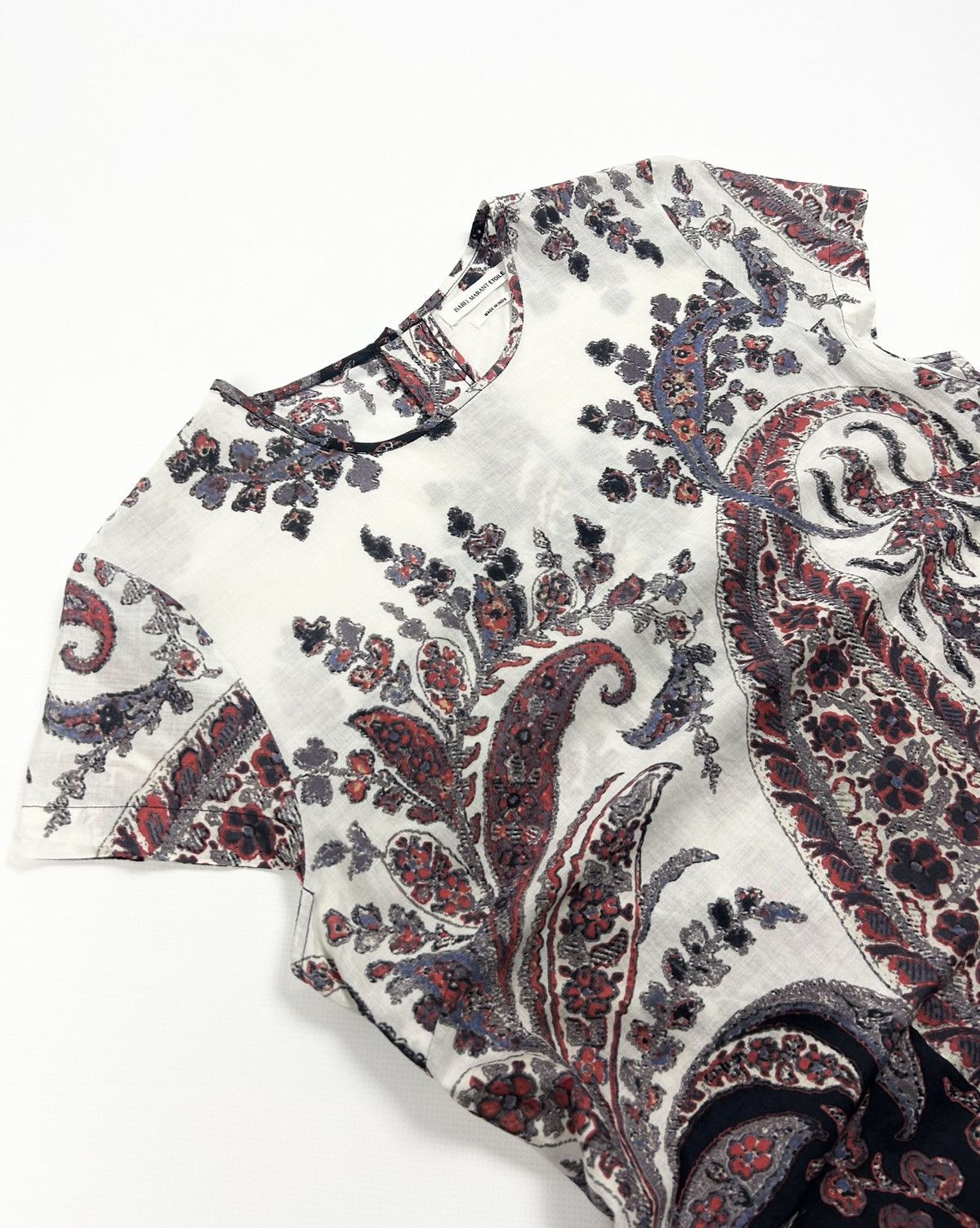 Isabel Marant Etoile Isabel Marant Étoile Tullya Blouse Paisley Cotton Top M Size M / US 6-8 / IT 42-44 - 6 Thumbnail