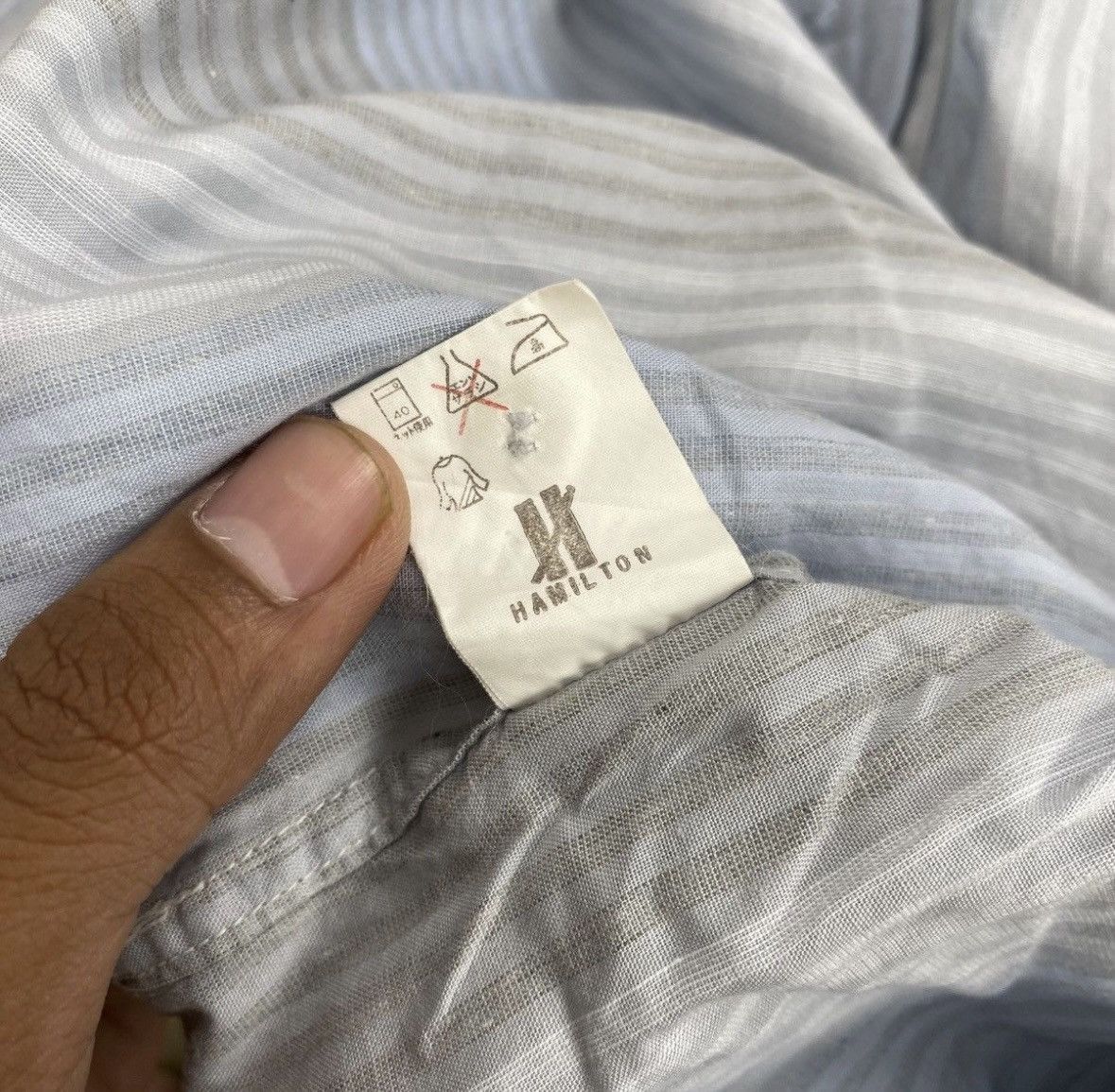 Issey Miyake 2000s Issey Miyake NICE POCKET SHIRT BUTTON Size US M / EU 48-50 / 2 - 4 Thumbnail