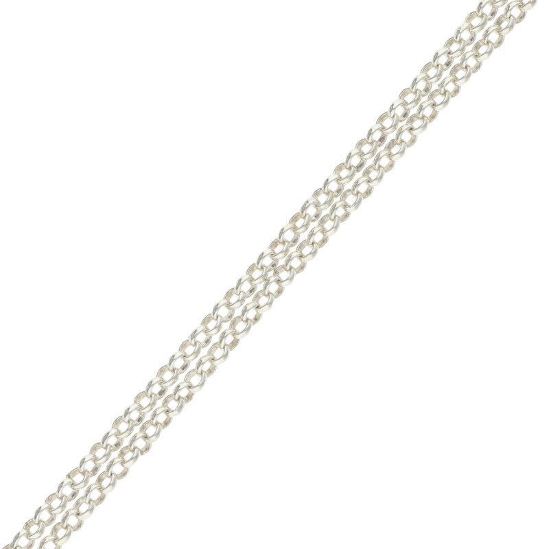 Chrome Hearts Roll Chain Necklace Silver