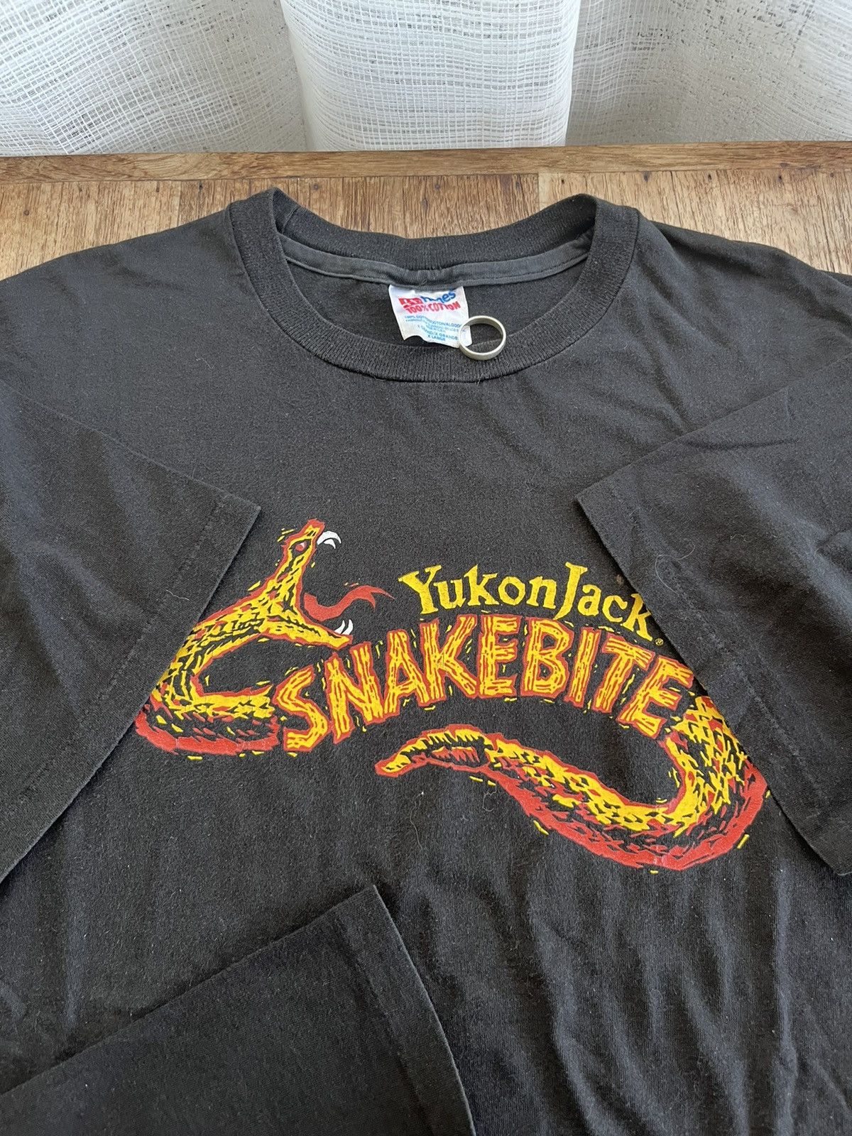Vintage Vintage YukonJack Snakebite company 90’s T-shirt Size US XL / EU 56 / 4 - 6 Thumbnail