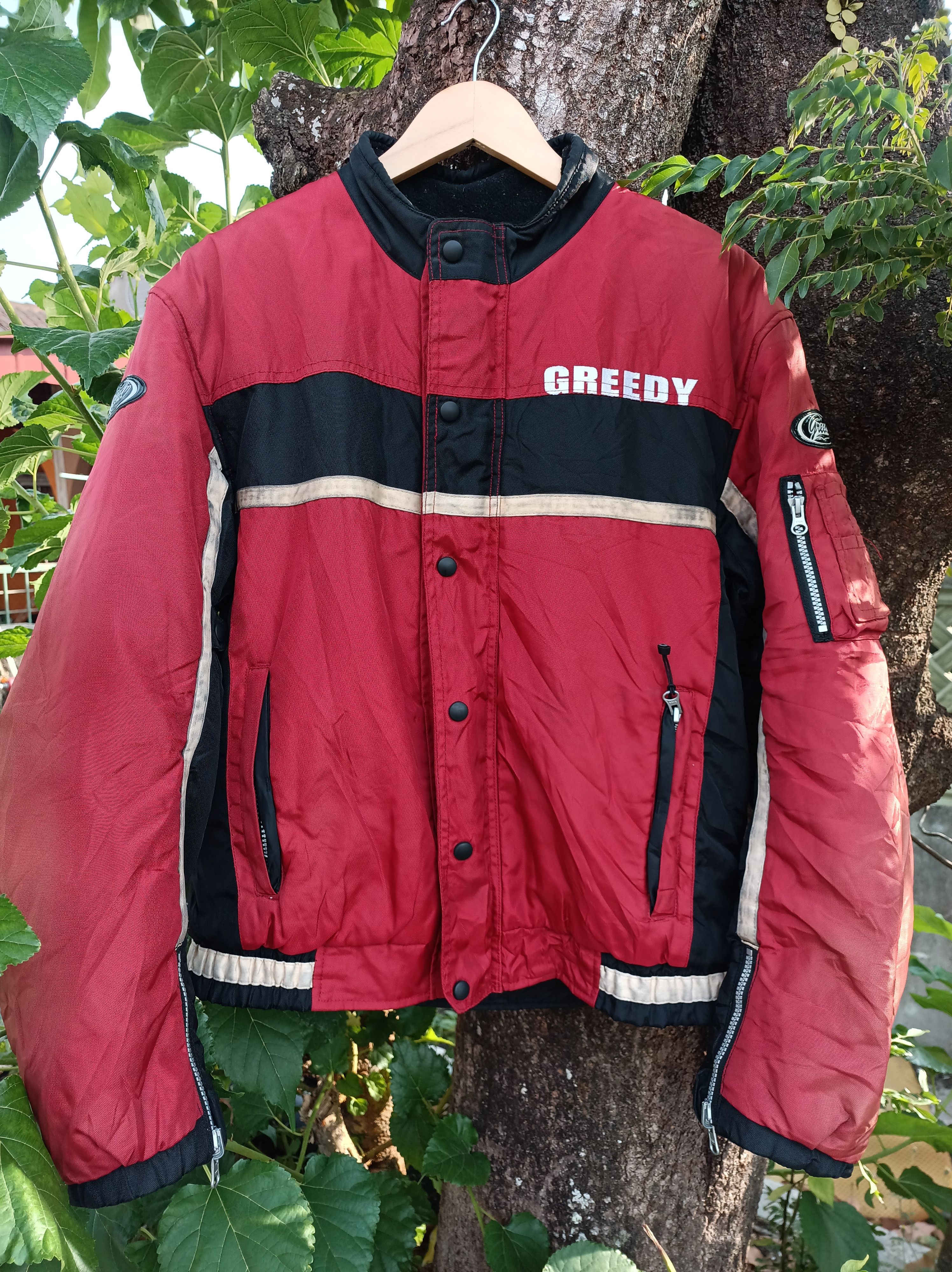 image of Greedy Genius x Racing Greedy Racing VTG 90's Reversable Jacket in Check, Men's (Size Large)