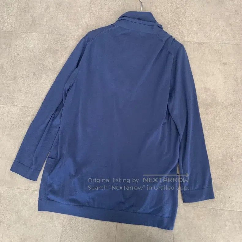 Hermes Hermes Blue cashmere knitted suit Size XS / US 0-2 / IT 36-38 - 2 Thumbnail