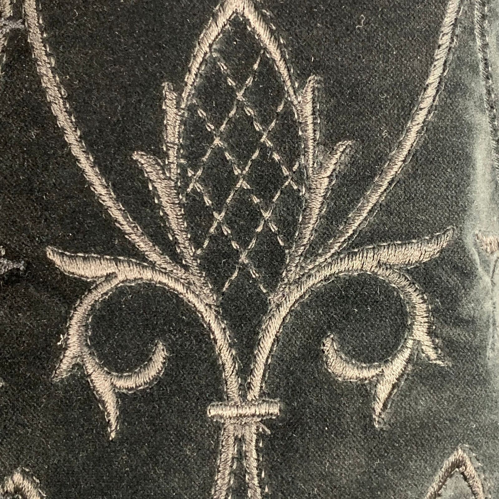 Other FAVOURBROOK 42 Black Gold Embroidery Velvet Button Up Vest Size US L / EU 52-54 / 3 - 2 Thumbnail