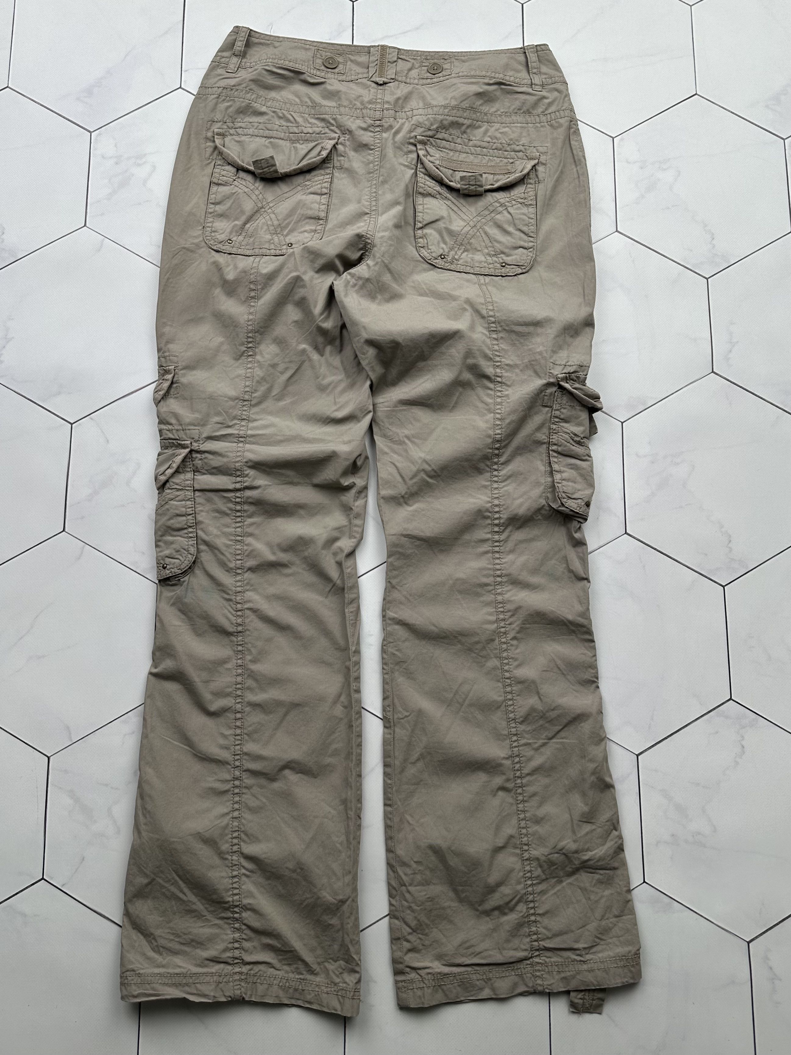 Vintage Vintage Cargo Flare Pants (B437)E2 Size US 30 / EU 46 - 6 Thumbnail