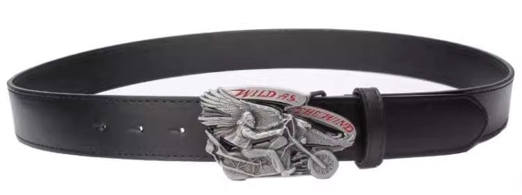 Designer Modern Vintage Belt Riveted Belts Menswear Accessories Size ONE SIZE - 6 Thumbnail