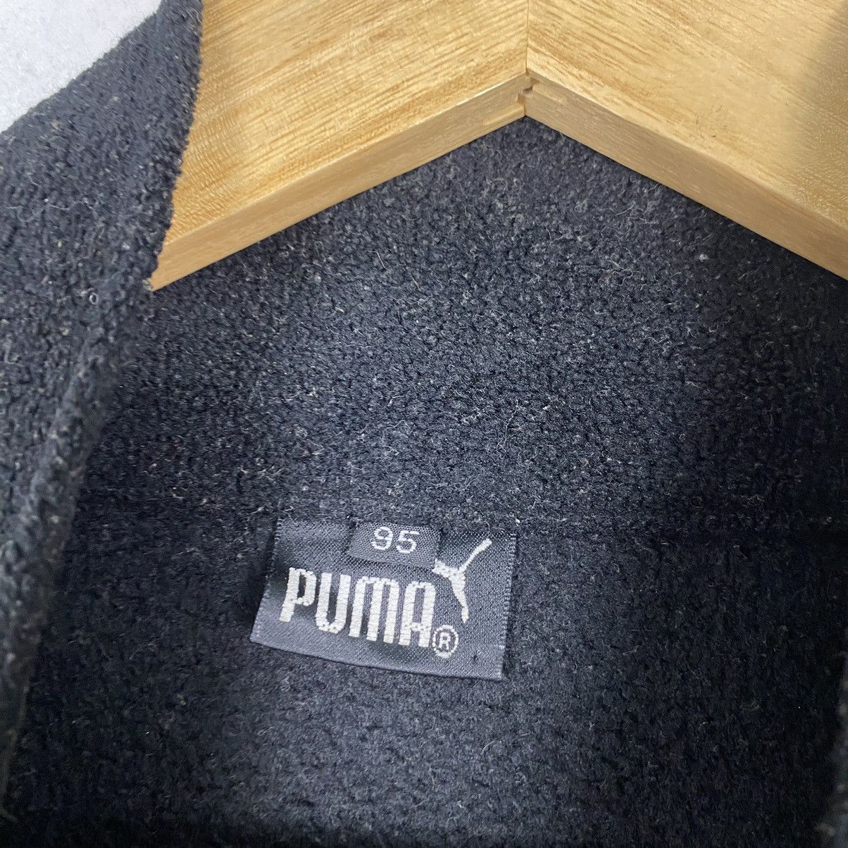 Japanese Brand × Puma × Vintage Vintage Puma side tape fleece zipper jacket Size US L / EU 52-54 / 3 - 11 Thumbnail