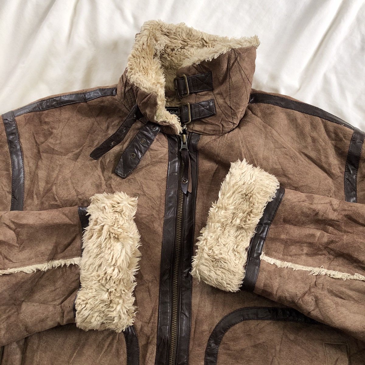 Japanese Brand KISSMARK Type B 3 Shearling Jacket Size US L / EU 52-54 / 3 - 7 Thumbnail