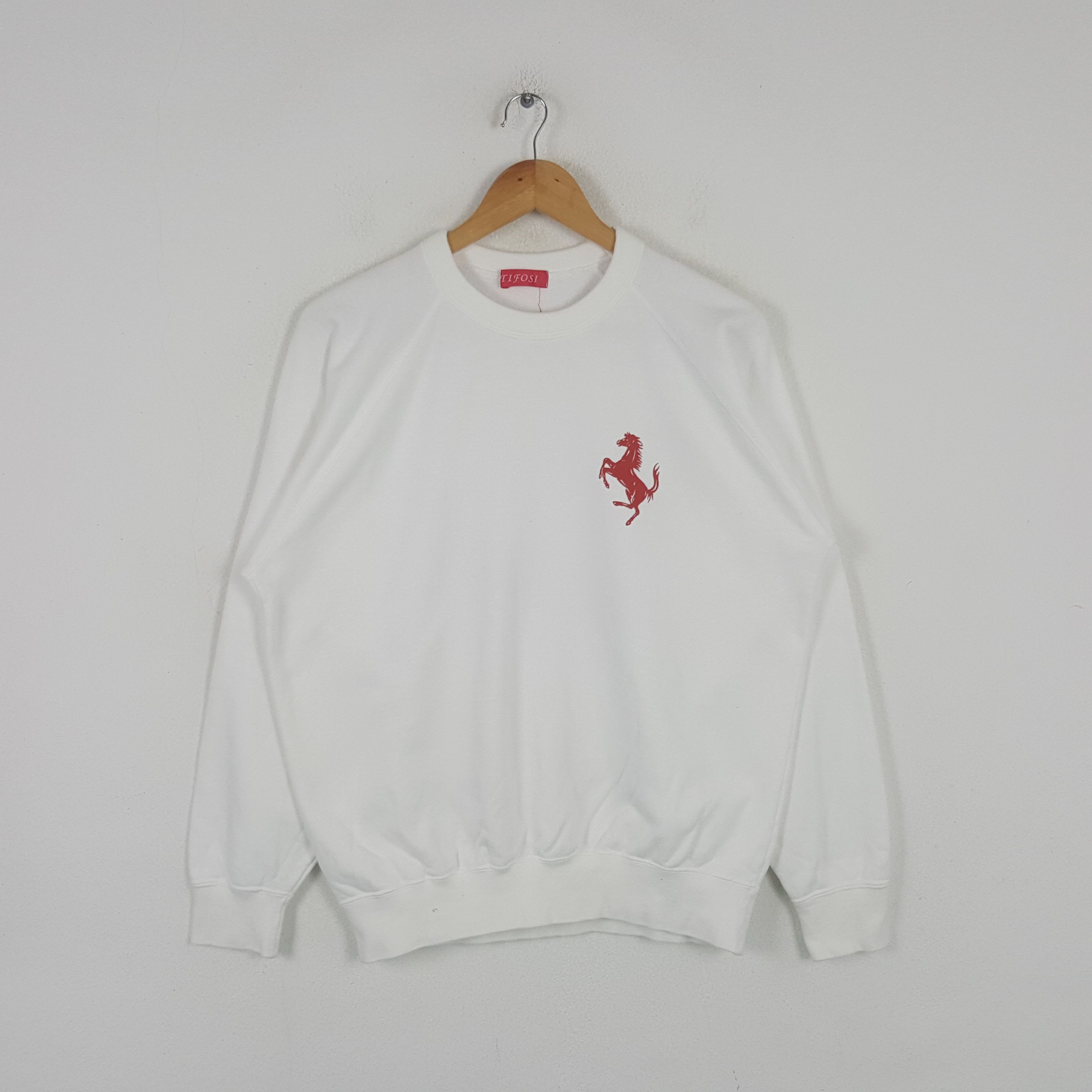 Other Vintage Enzo Ferrari Racing Supercar Sweatshirt C292N26 Size US M / EU 48-50 / 2 - 3 Thumbnail