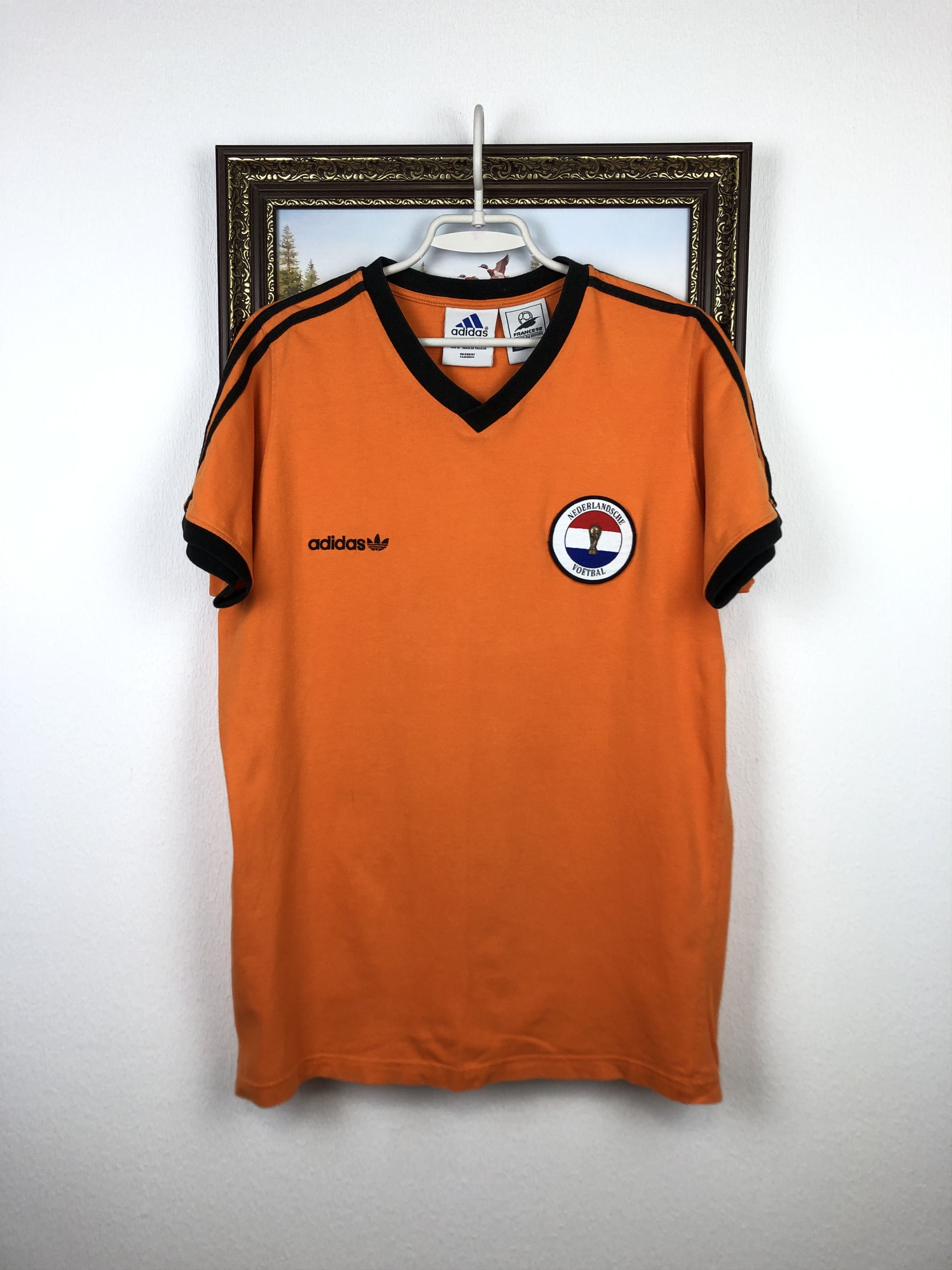 Vintage Adidas Netherlands Holland Football Shirt Soccer Tee