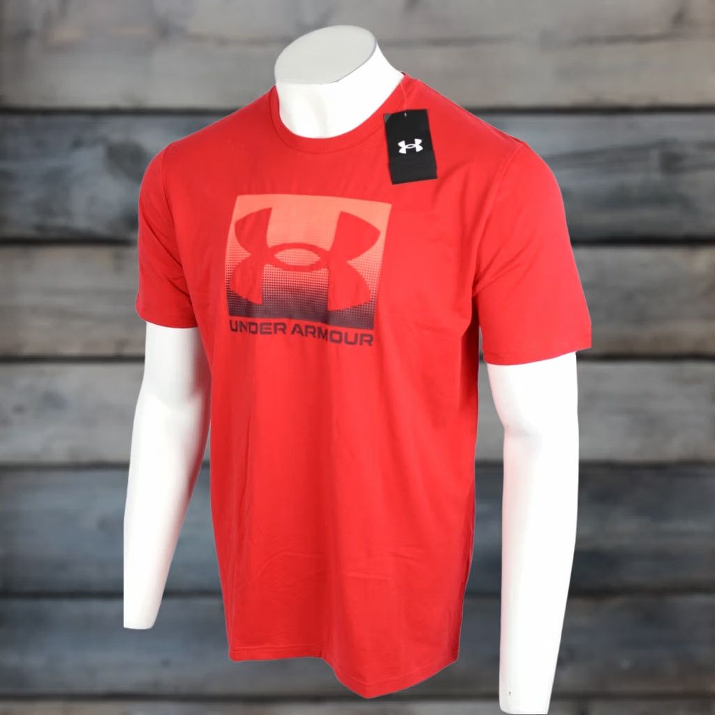 Under Armour Under Armour Men's UA Boxed Sports Short Sleeve T Shirt L Large Red 1386793 600 Size US L / EU 52-54 / 3 - 1 Thumbnail