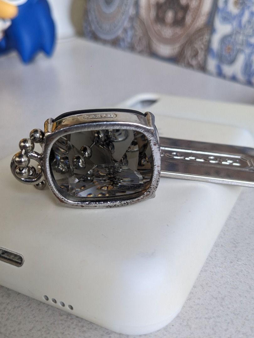 Coach Coach Vintage Rare Metallic Charm with Pendant Crystal Size ONE SIZE - 6 Thumbnail